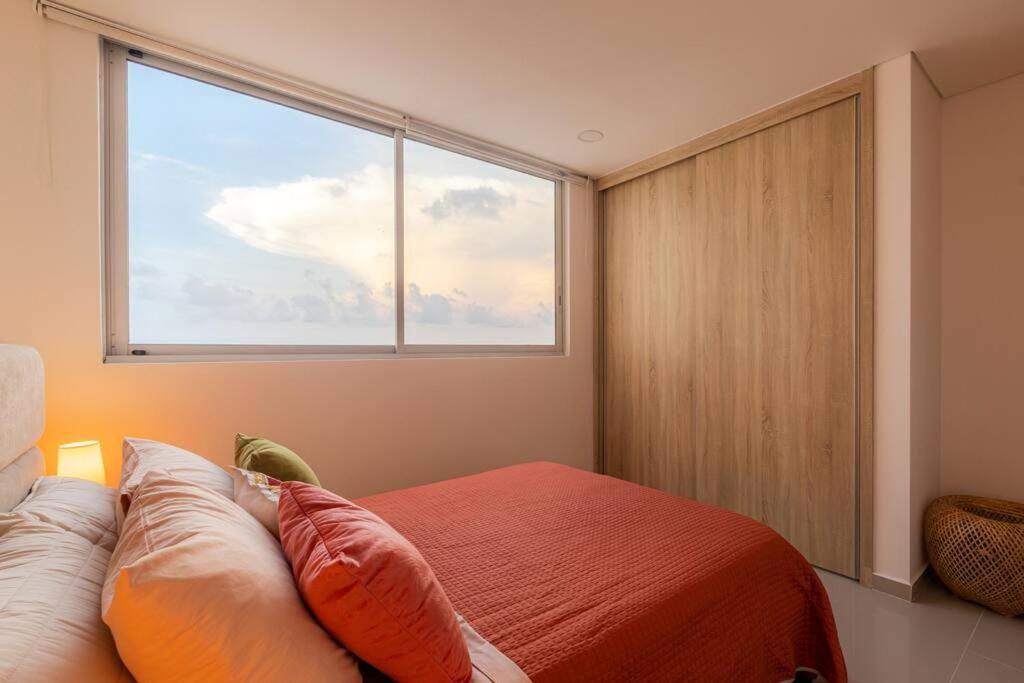 Galería Caribe 2 habitaciones en piso 24 cerca de la playa y centro histórico