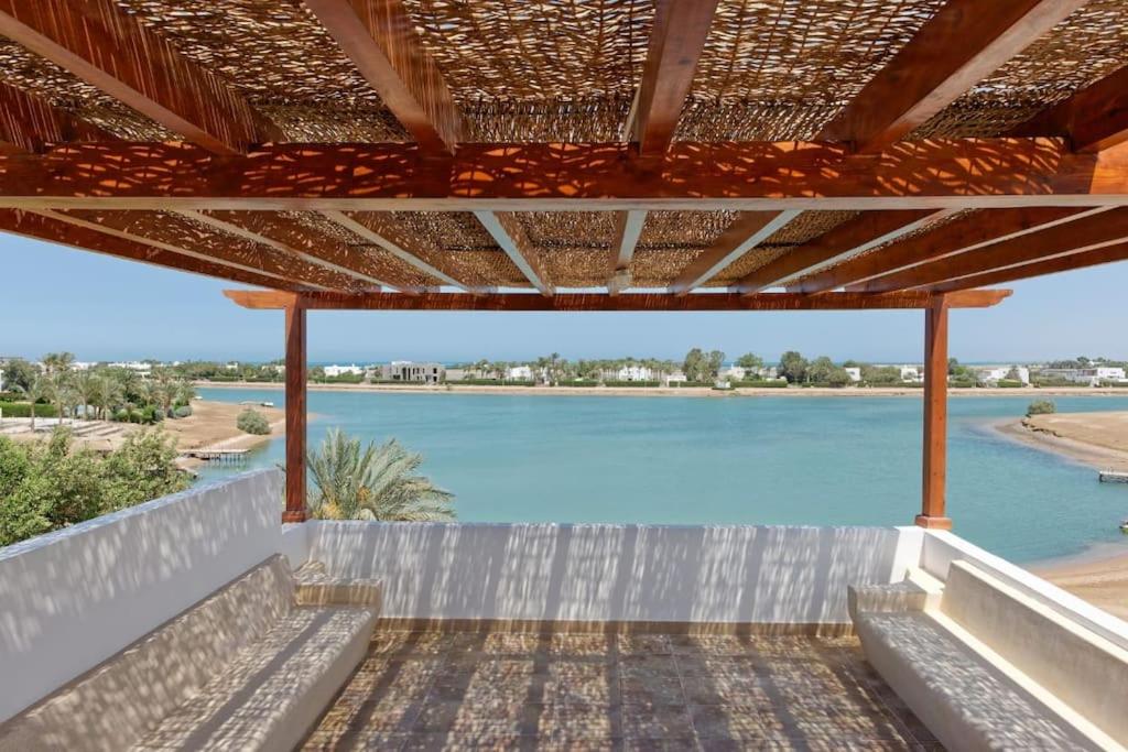 White Villa with open lagoon view