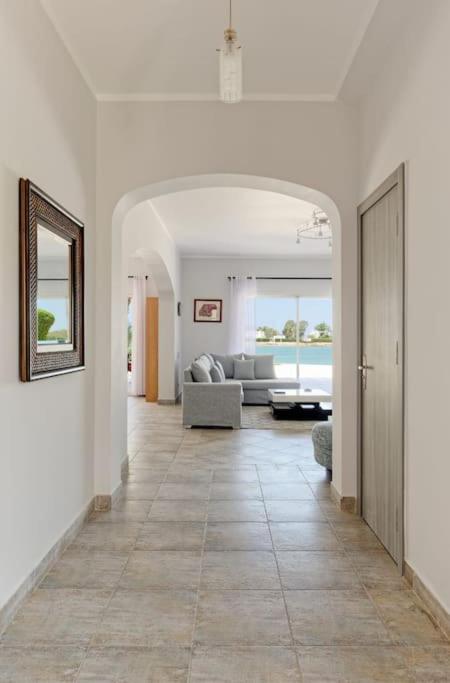 White Villa with open lagoon view