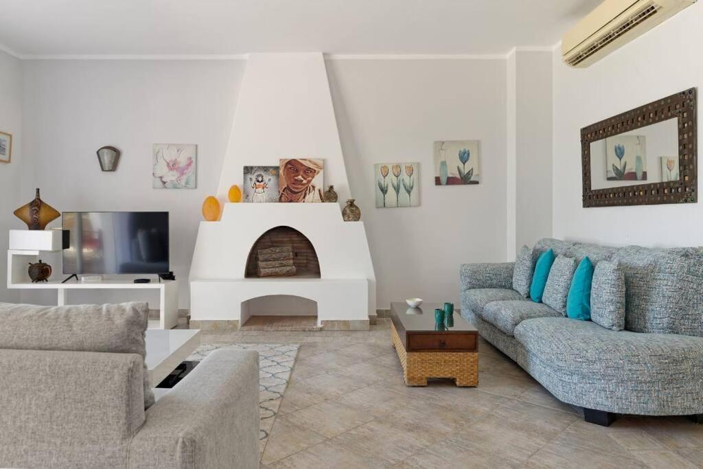 White Villa with open lagoon view