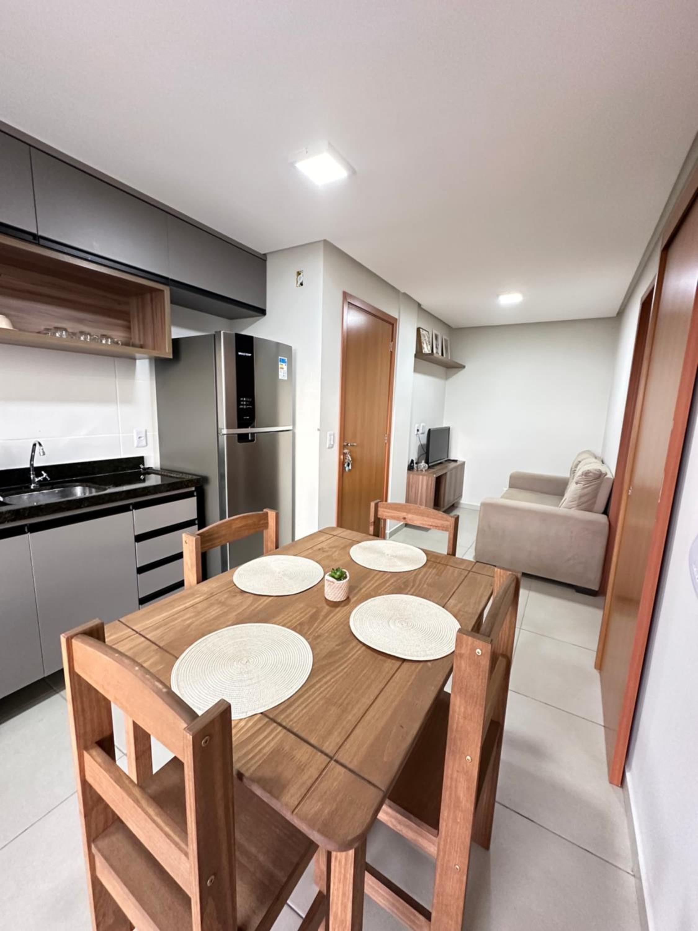Apartamento luminoso a 5 minutos a pé da praia do Atalaia