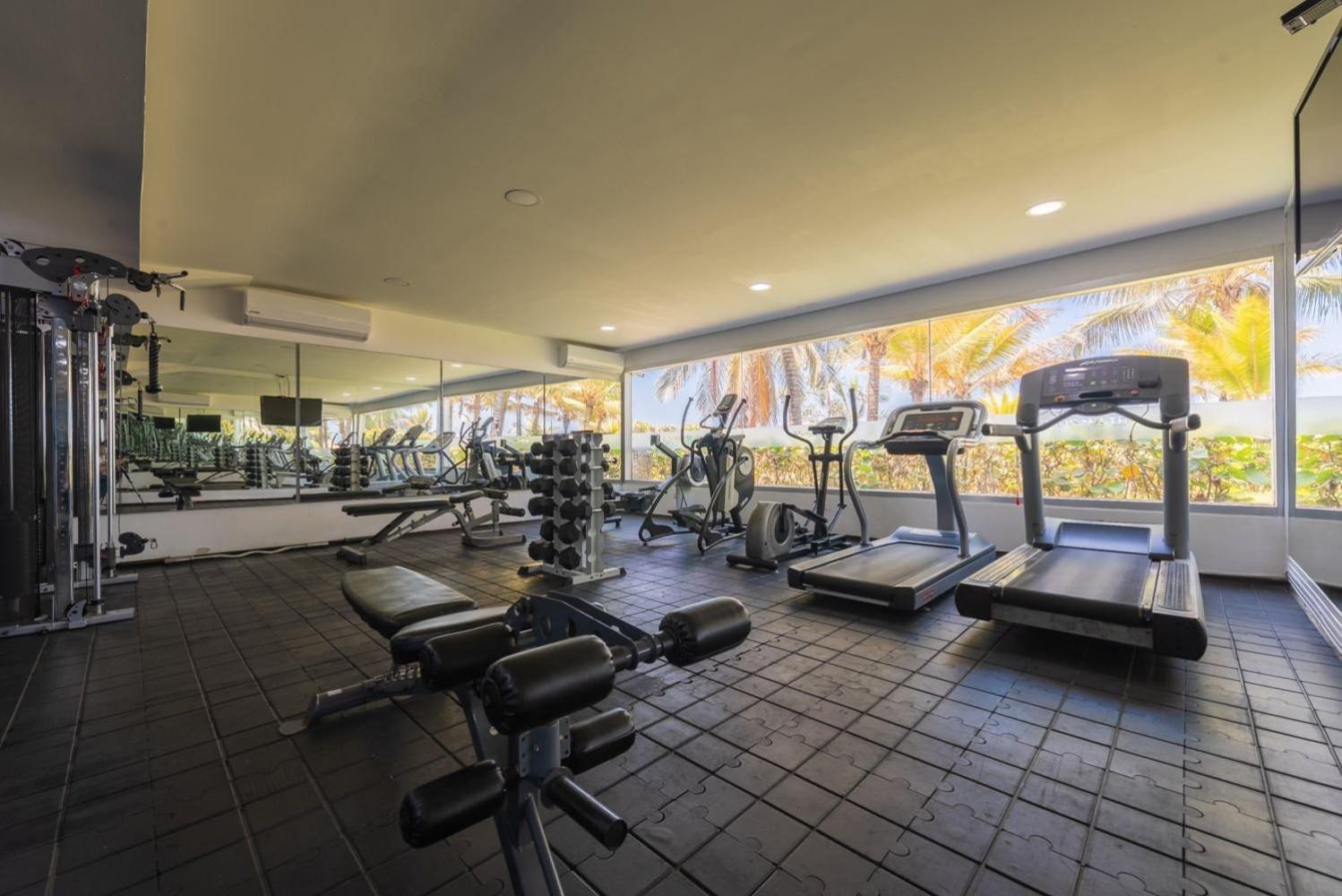 Oceanfront condominium with direct access to the beach.