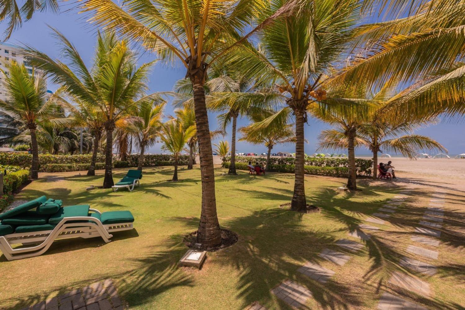 Oceanfront condominium with direct access to the beach.