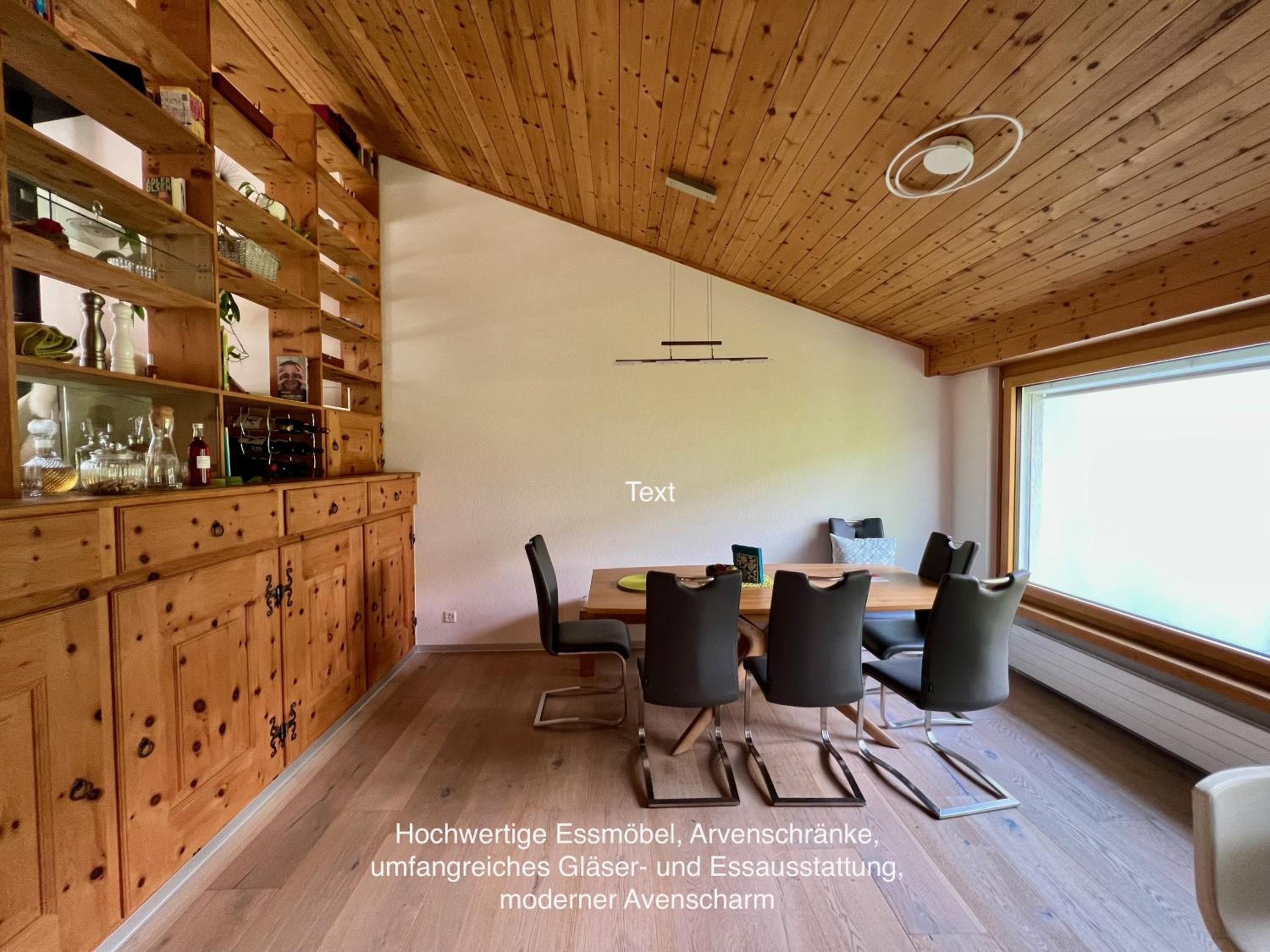 Chasa Stefania, modernes Engadiner Haus mit Wellness und Sauna