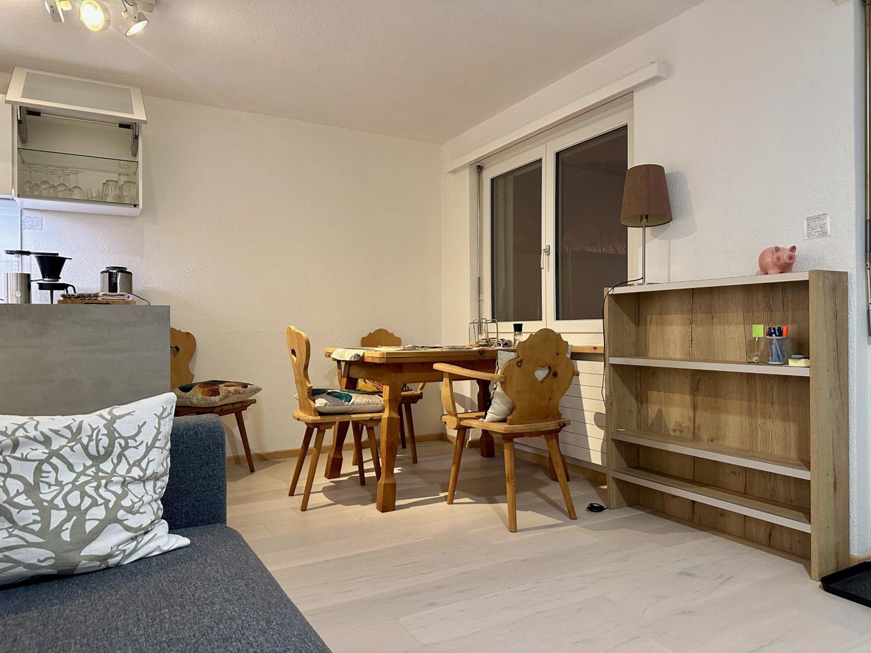 Chasa Stefania, modernes Engadiner Haus mit Wellness und Sauna