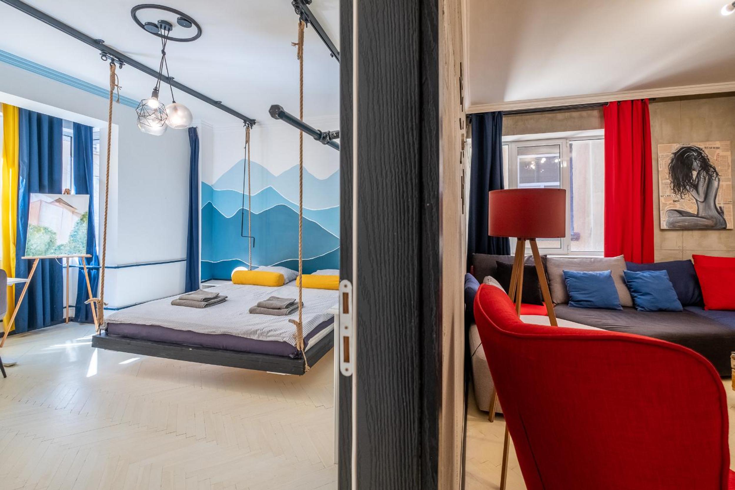 Modern , spacious 2BR apartment in top center