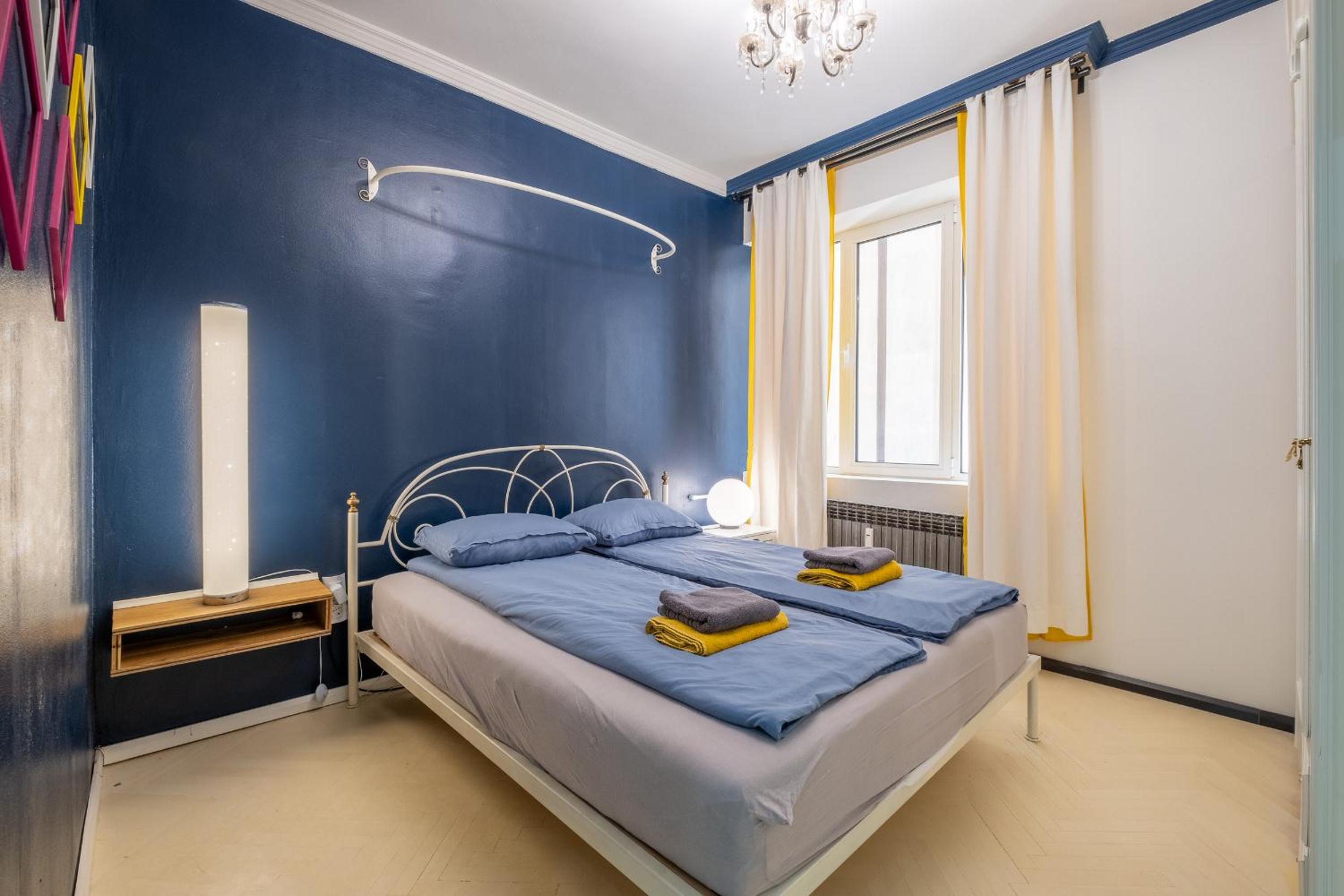 Modern , spacious 2BR apartment in top center