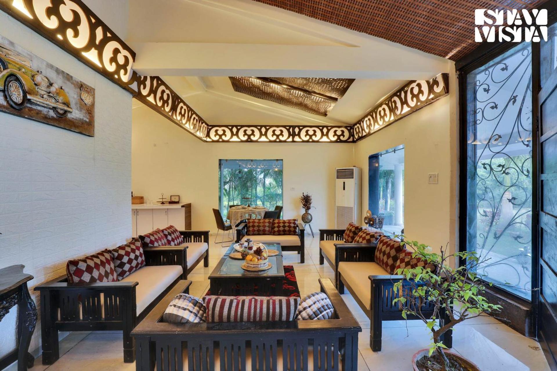 StayVista's The River Villa - Pet-Friendly Riverside Villa with Lawn & Bonfire view 3