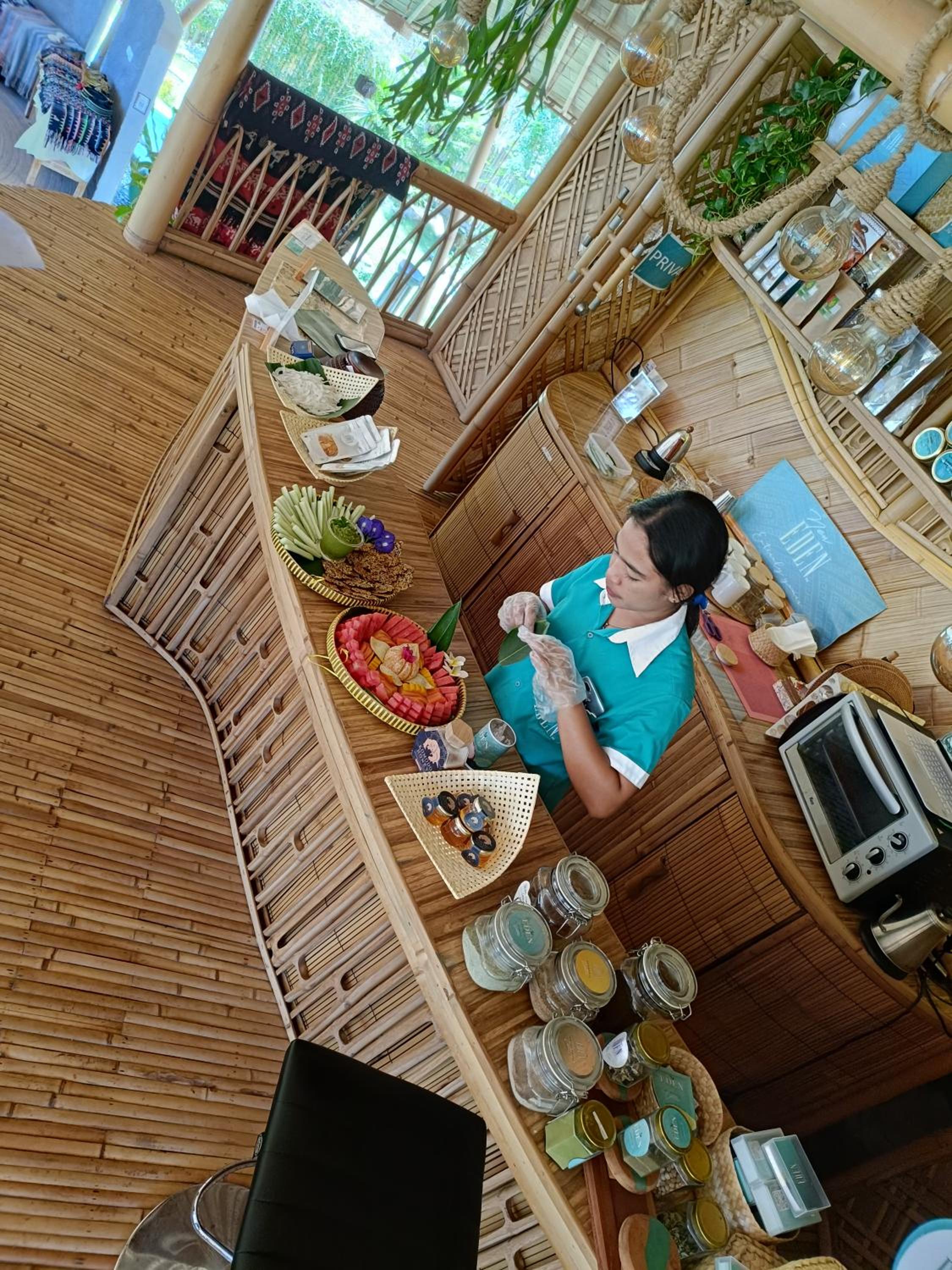 Labuan Bajo bamboo apartment view 3