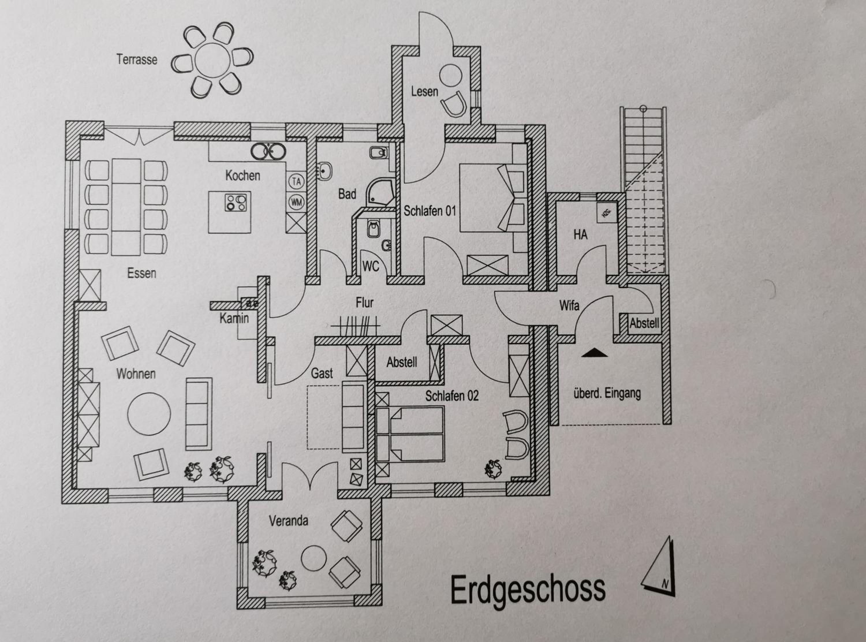 Haus unter d. Eichen am Stettiner Haff