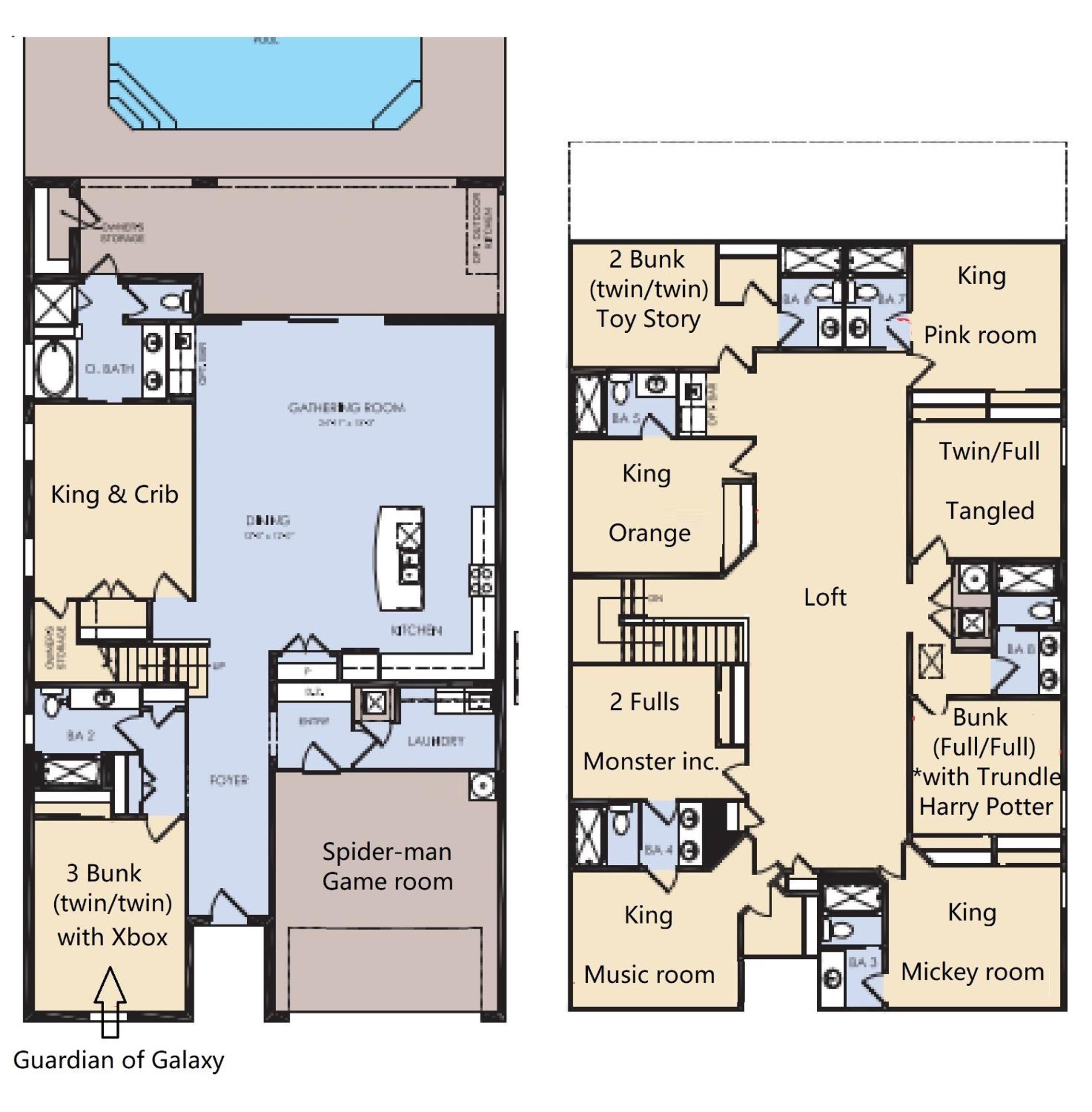 Windsor Island Resort 10BR Pool Spa Disney Area 3628 view 2