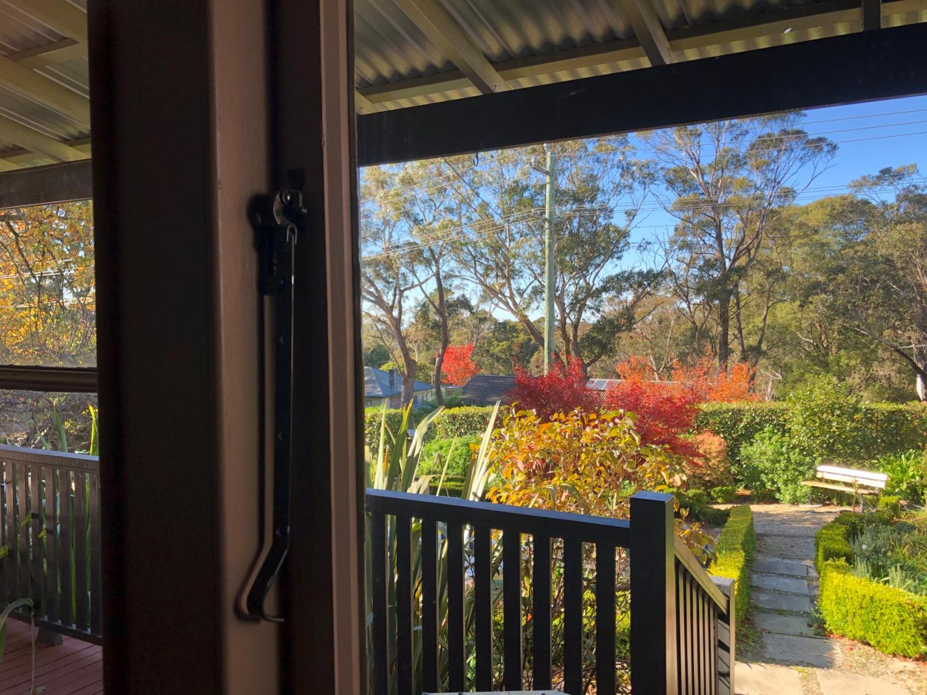 Kimberley Blue West Wing Sunny Decks Cosy Fire