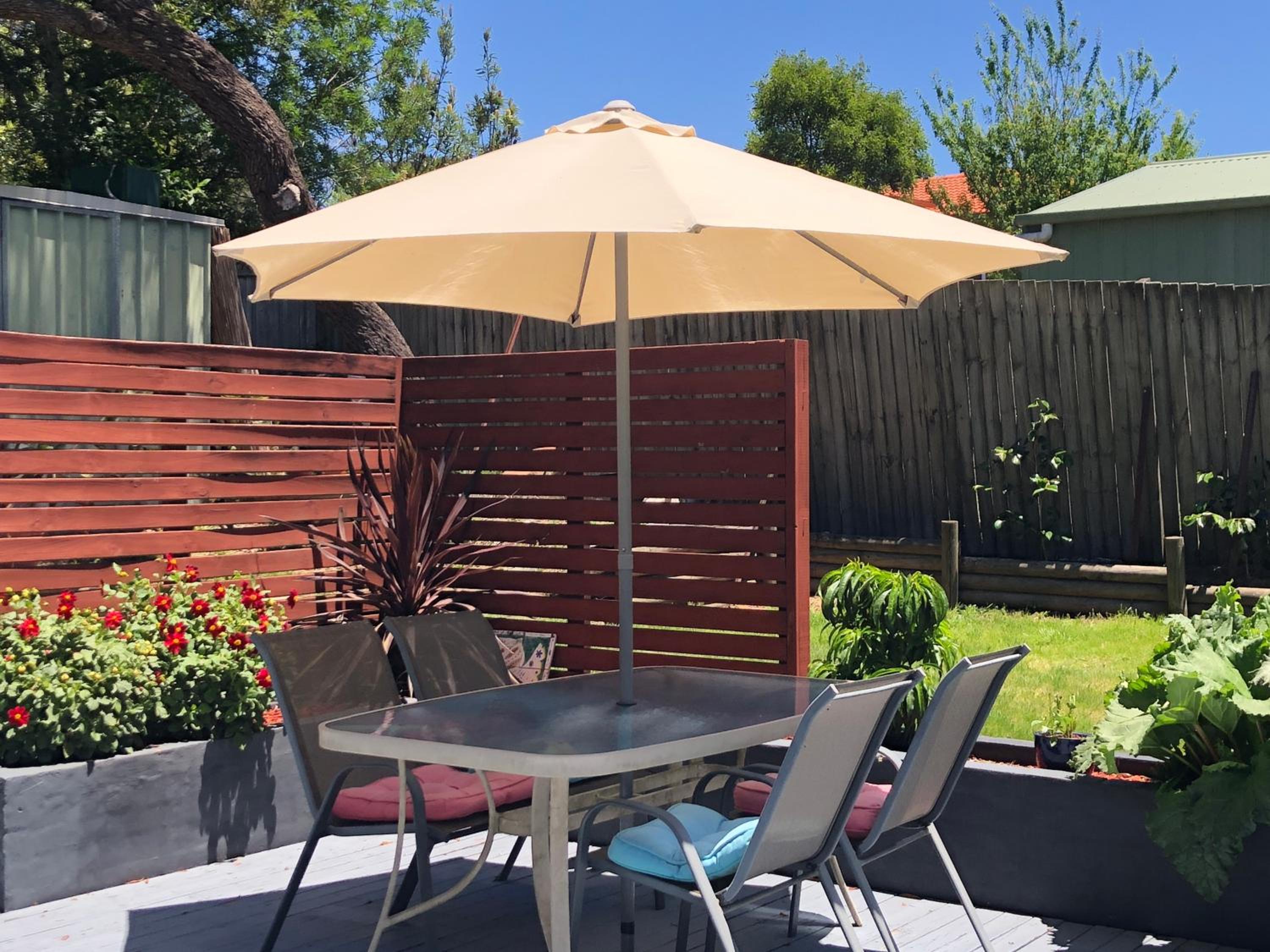 Kimberley Blue West Wing Sunny Decks Cosy Fire