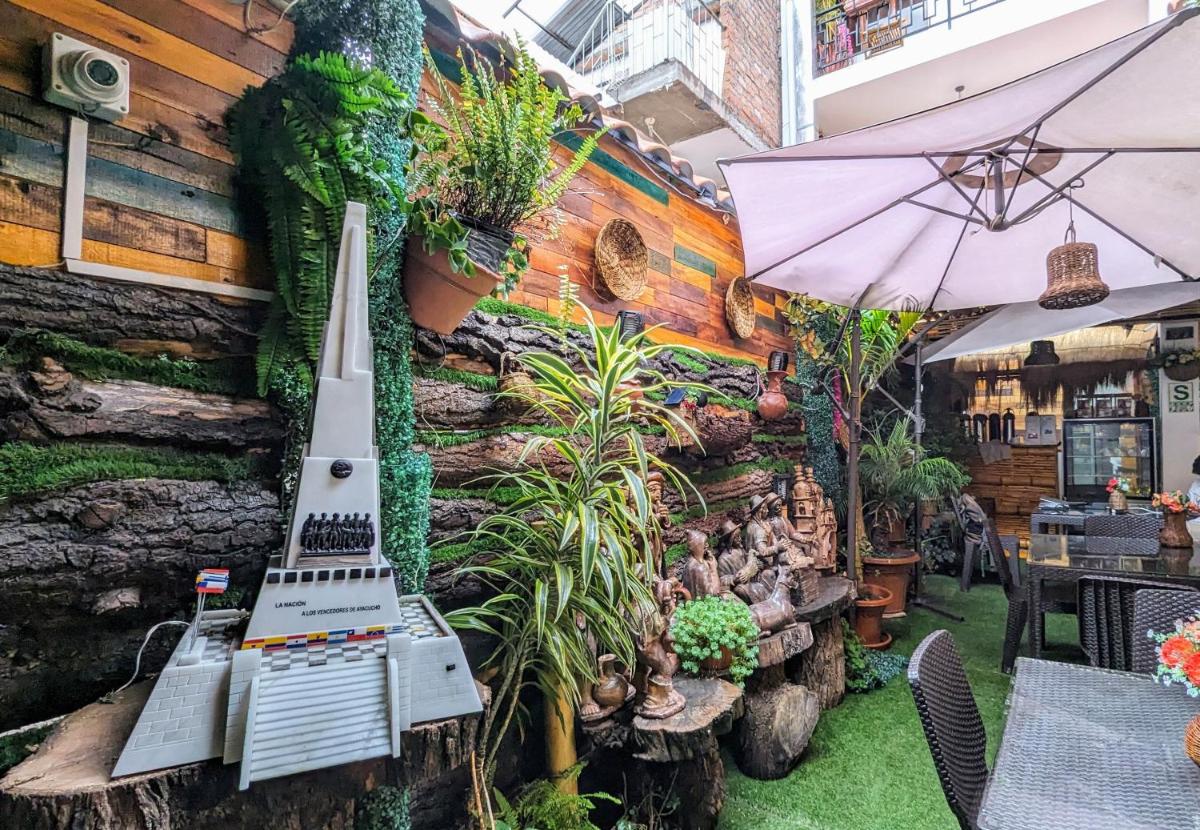 outdoor BBQ area