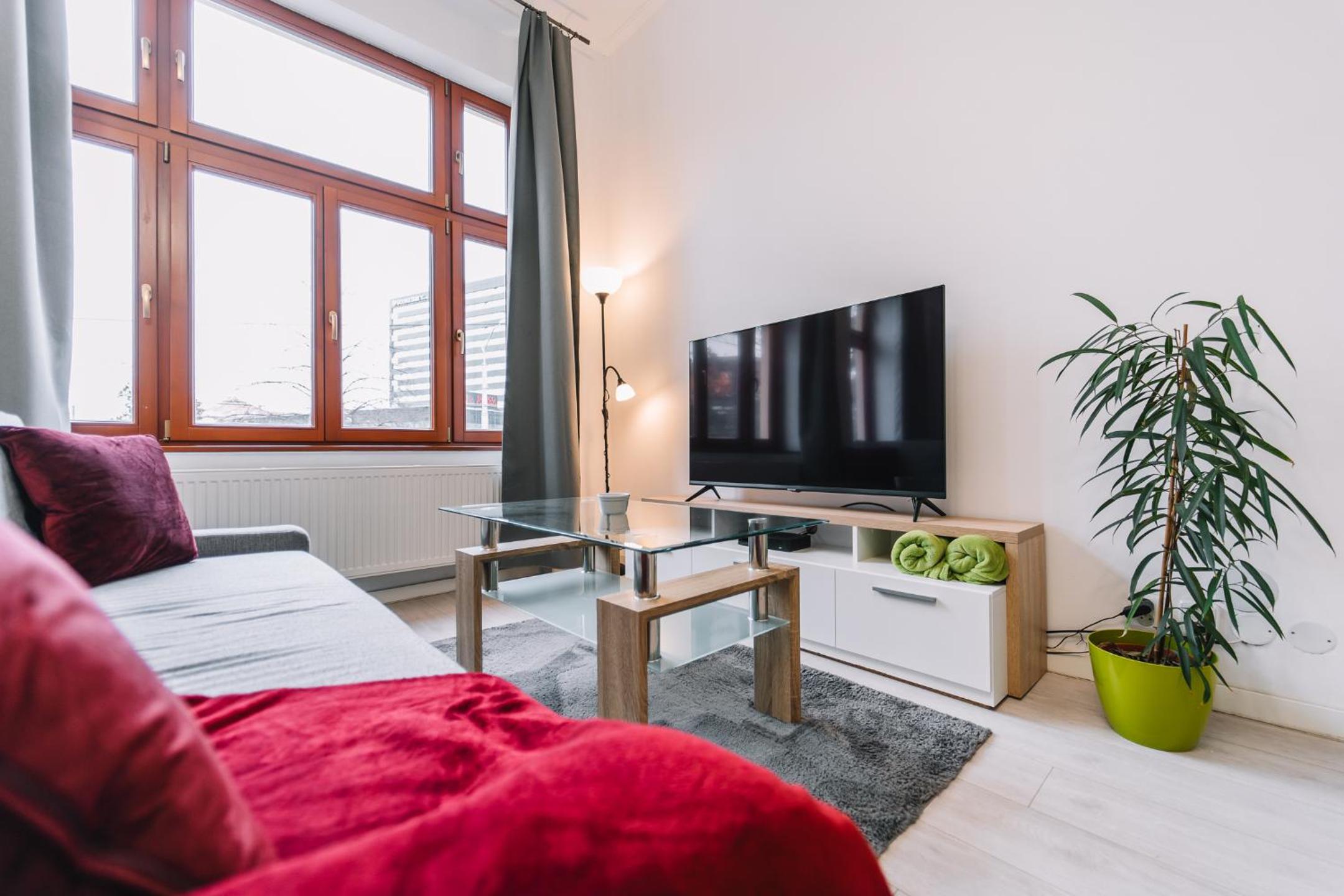 Modern living in city centre view 2