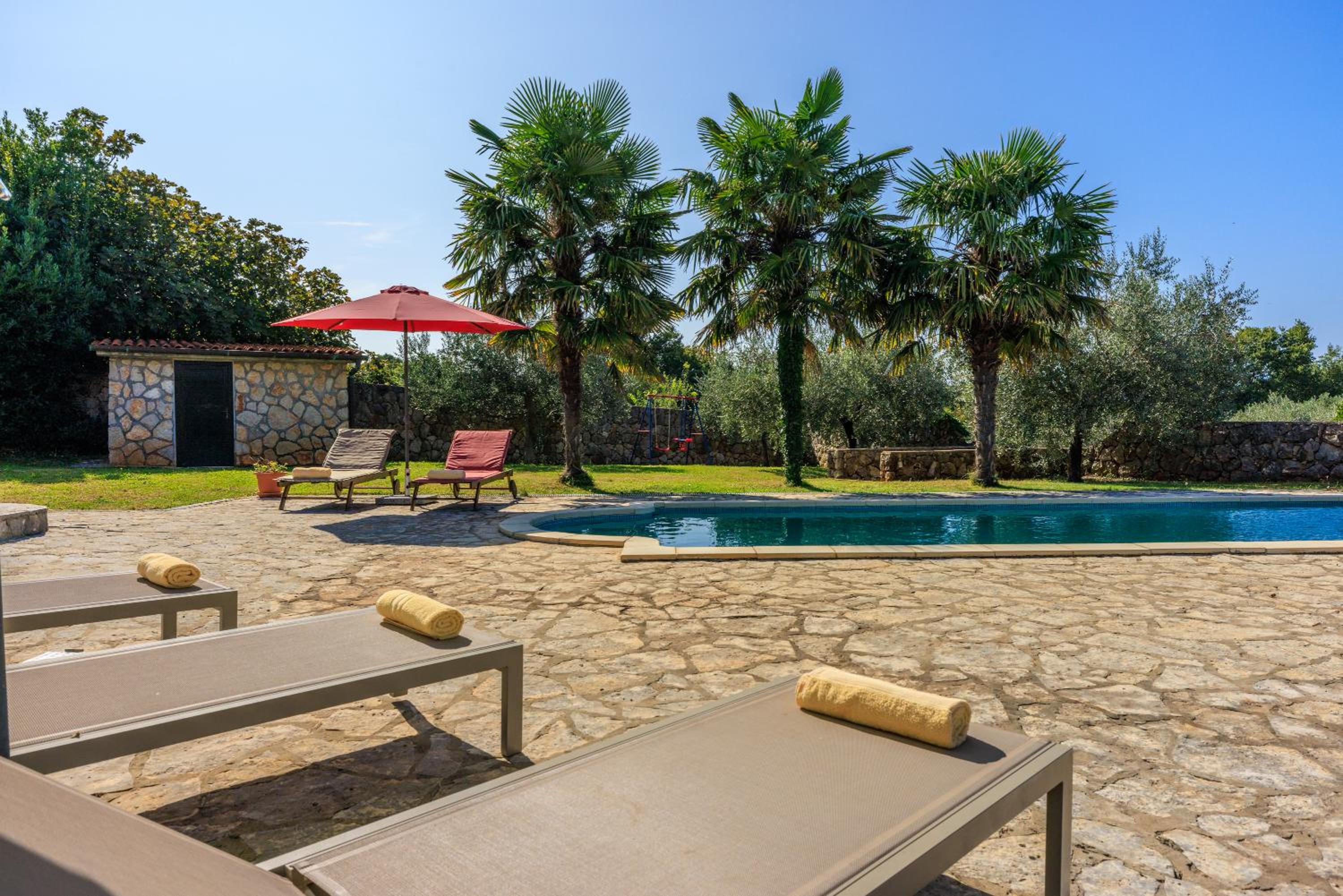 Villa Karlo - Sabljići - Island of Krk - traditional stone villa with pool view 3