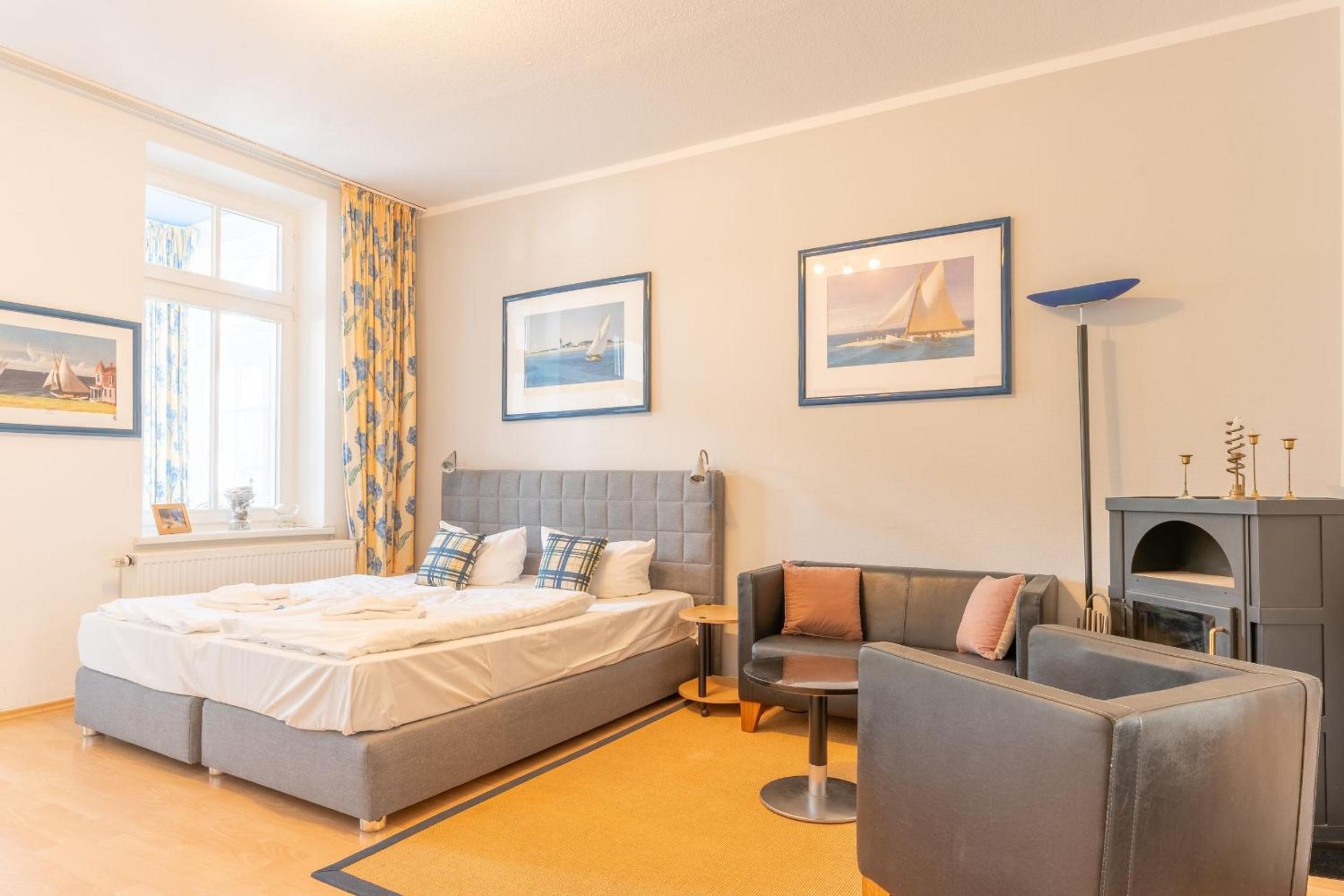 Ferienwohnung 3 Villa Eden mit Strandkorb