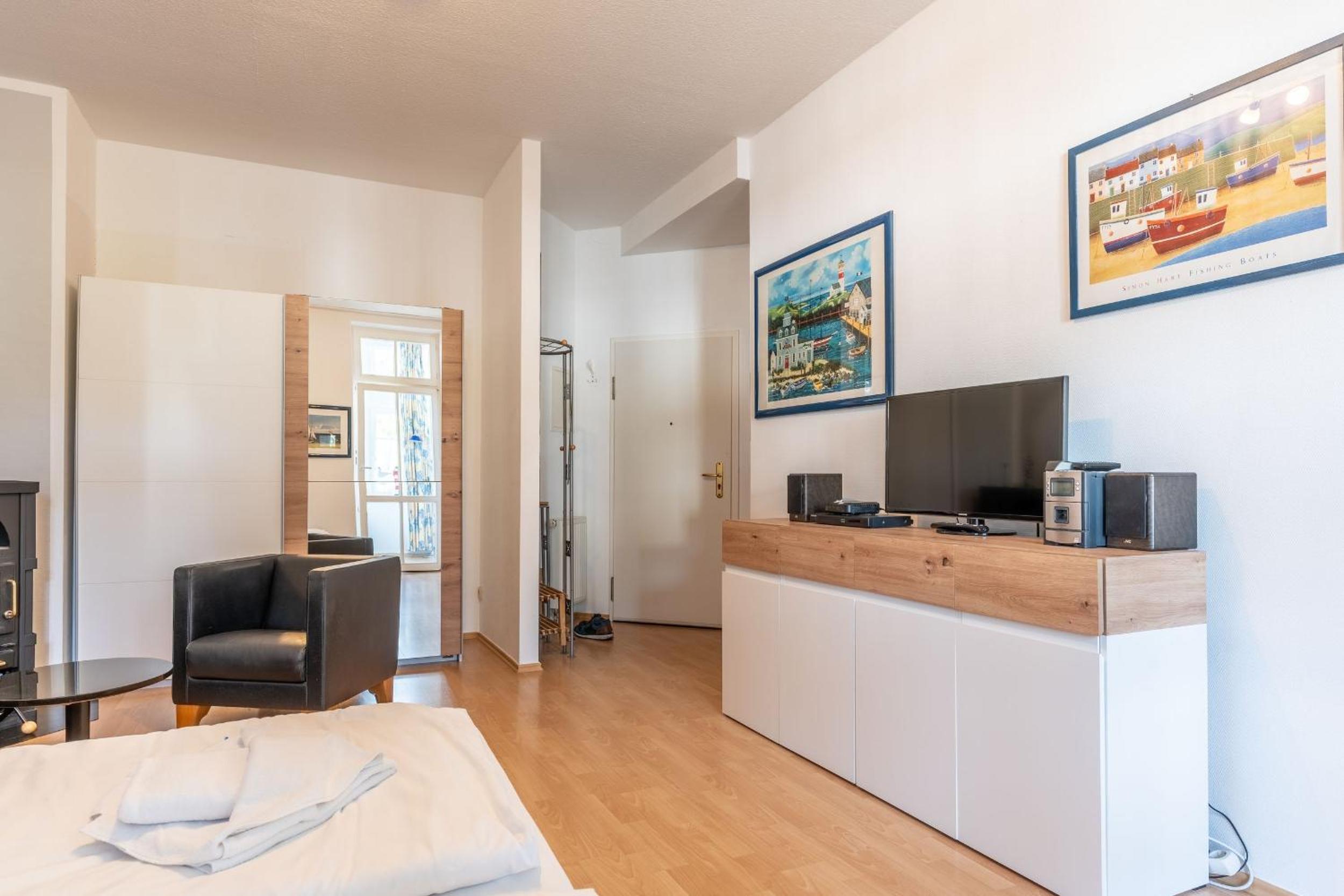 Ferienwohnung 3 Villa Eden mit Strandkorb