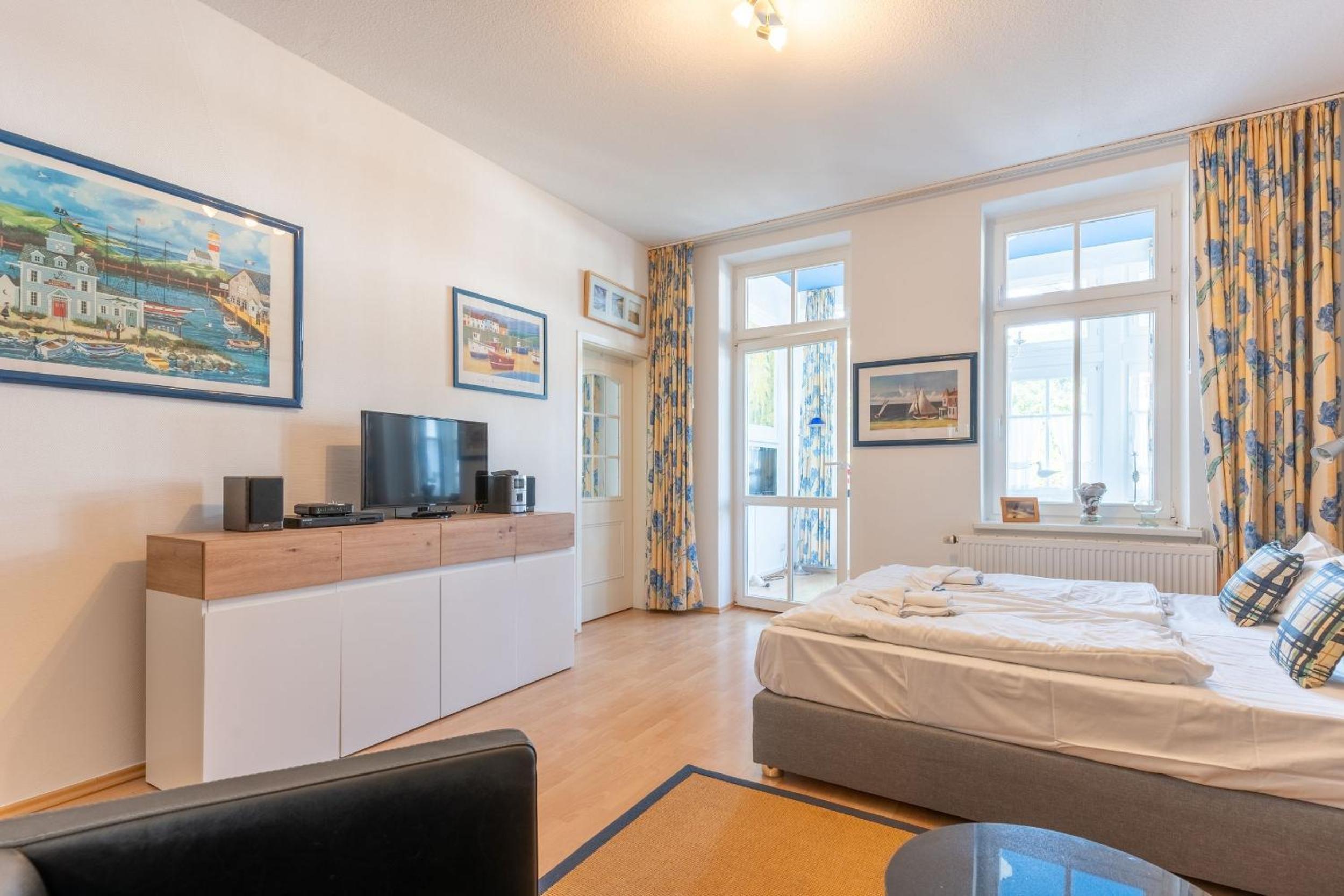 Ferienwohnung 3 Villa Eden mit Strandkorb
