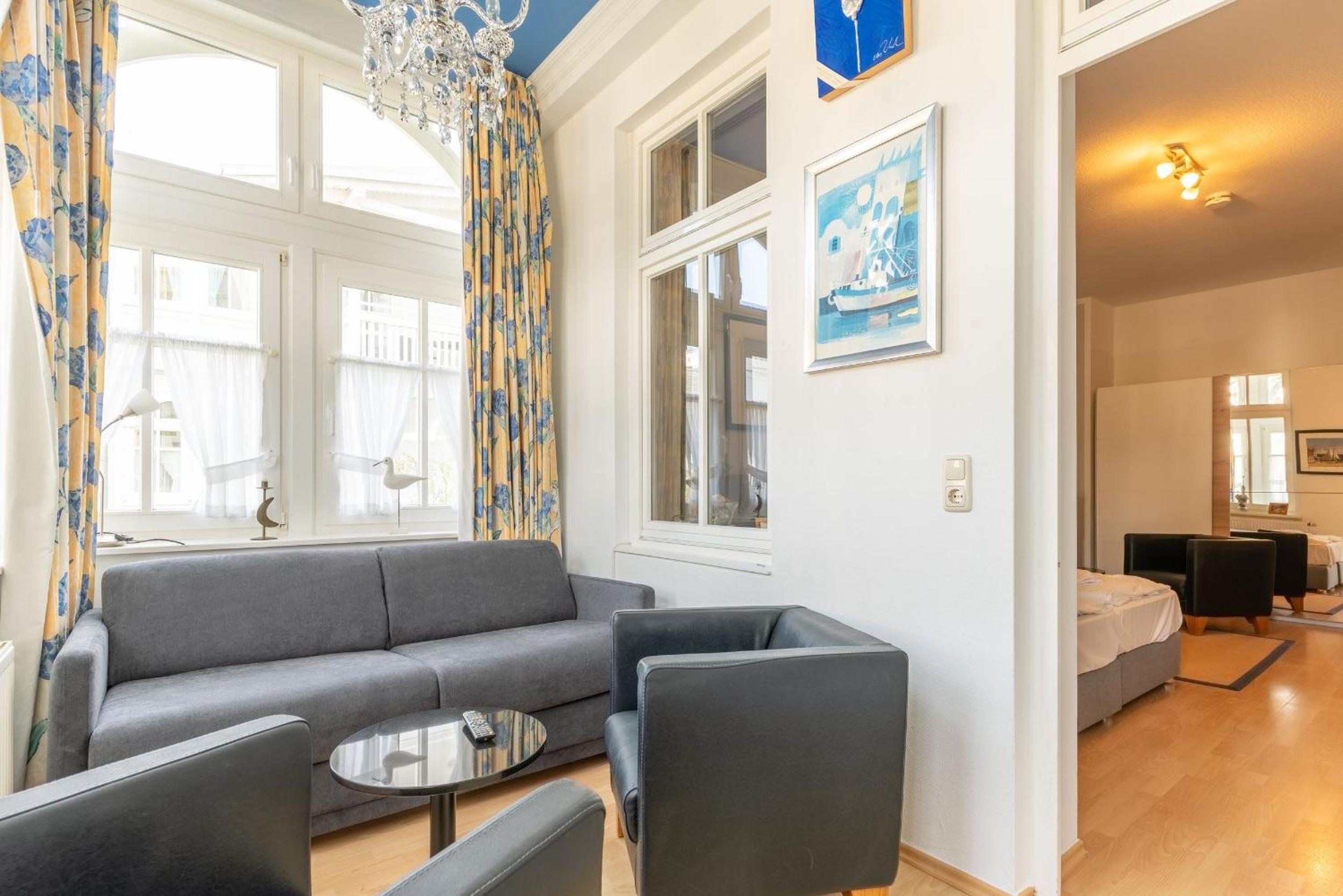 Ferienwohnung 3 Villa Eden mit Strandkorb