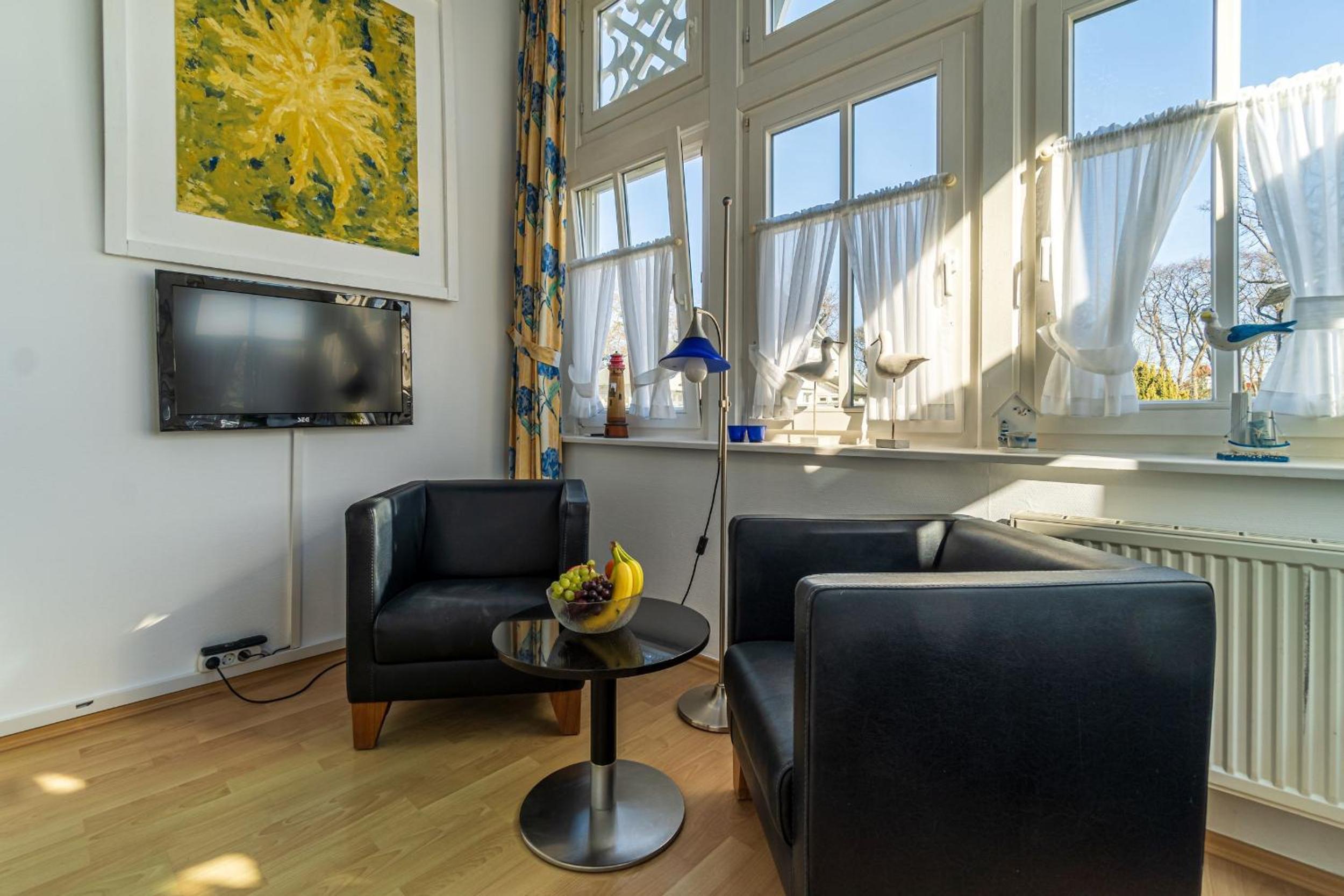 Ferienwohnung 3 Villa Eden mit Strandkorb