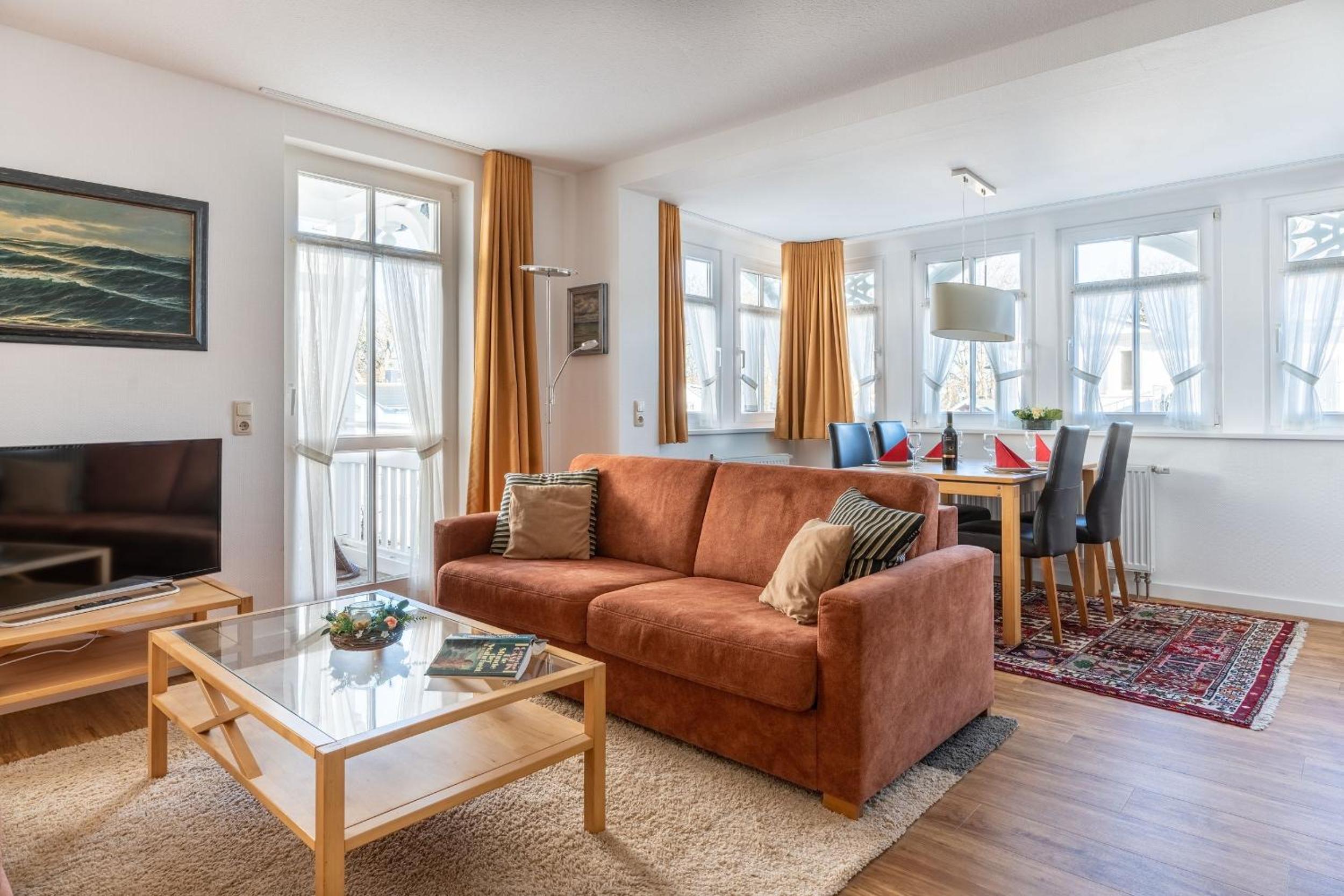 Ferienwohnung 19 Villa Eden mit Strandkorb