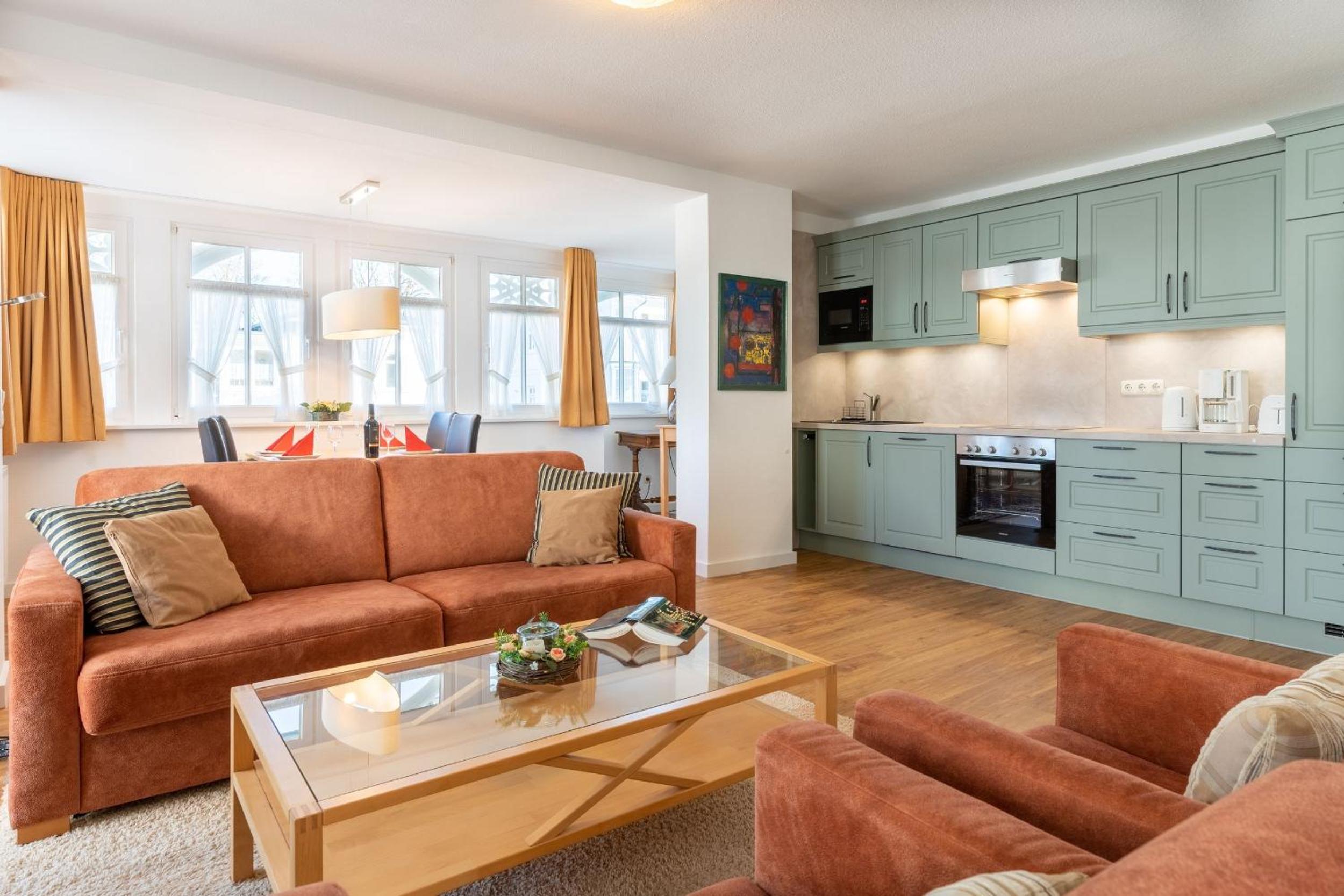 Ferienwohnung 19 Villa Eden mit Strandkorb