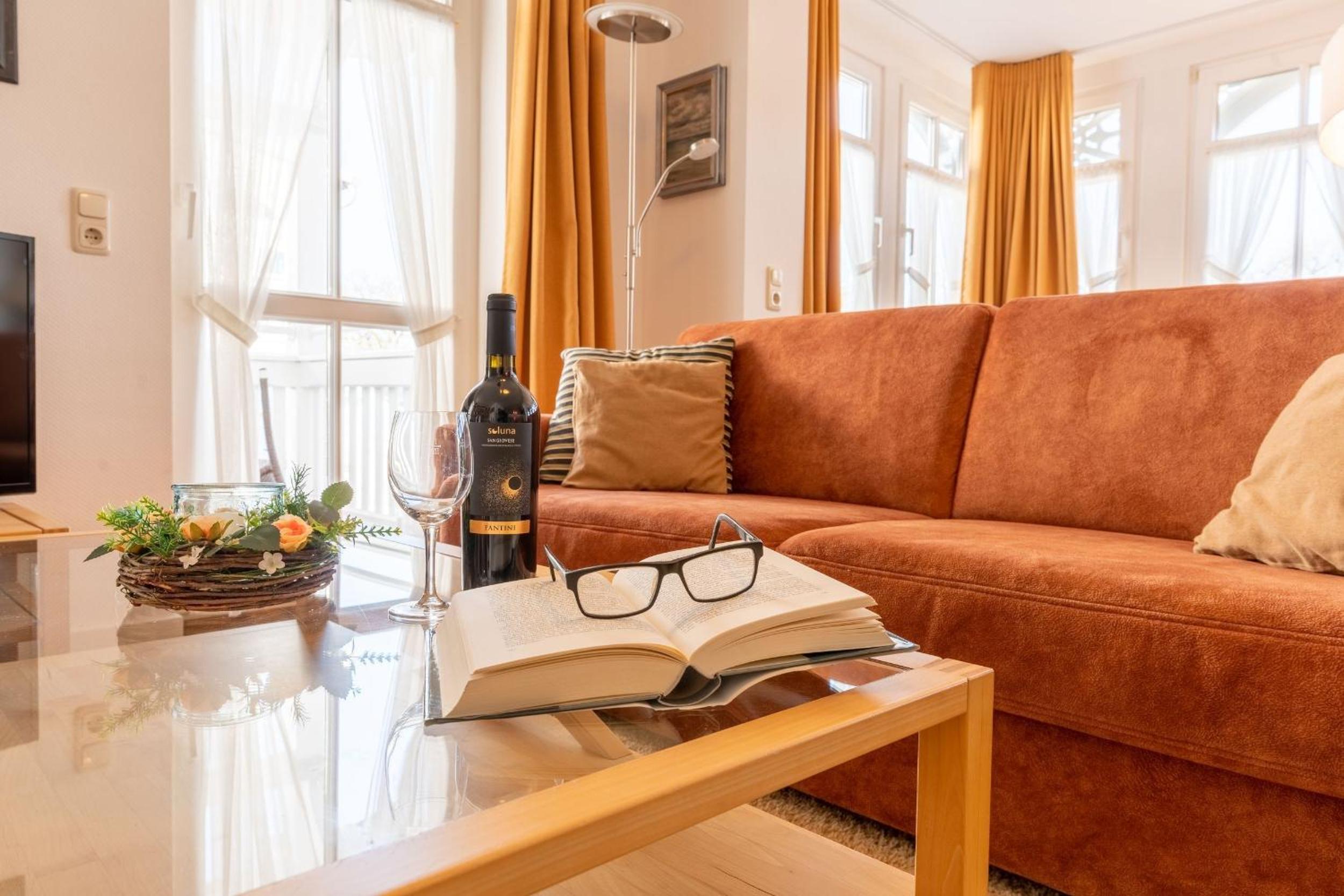 Ferienwohnung 19 Villa Eden mit Strandkorb