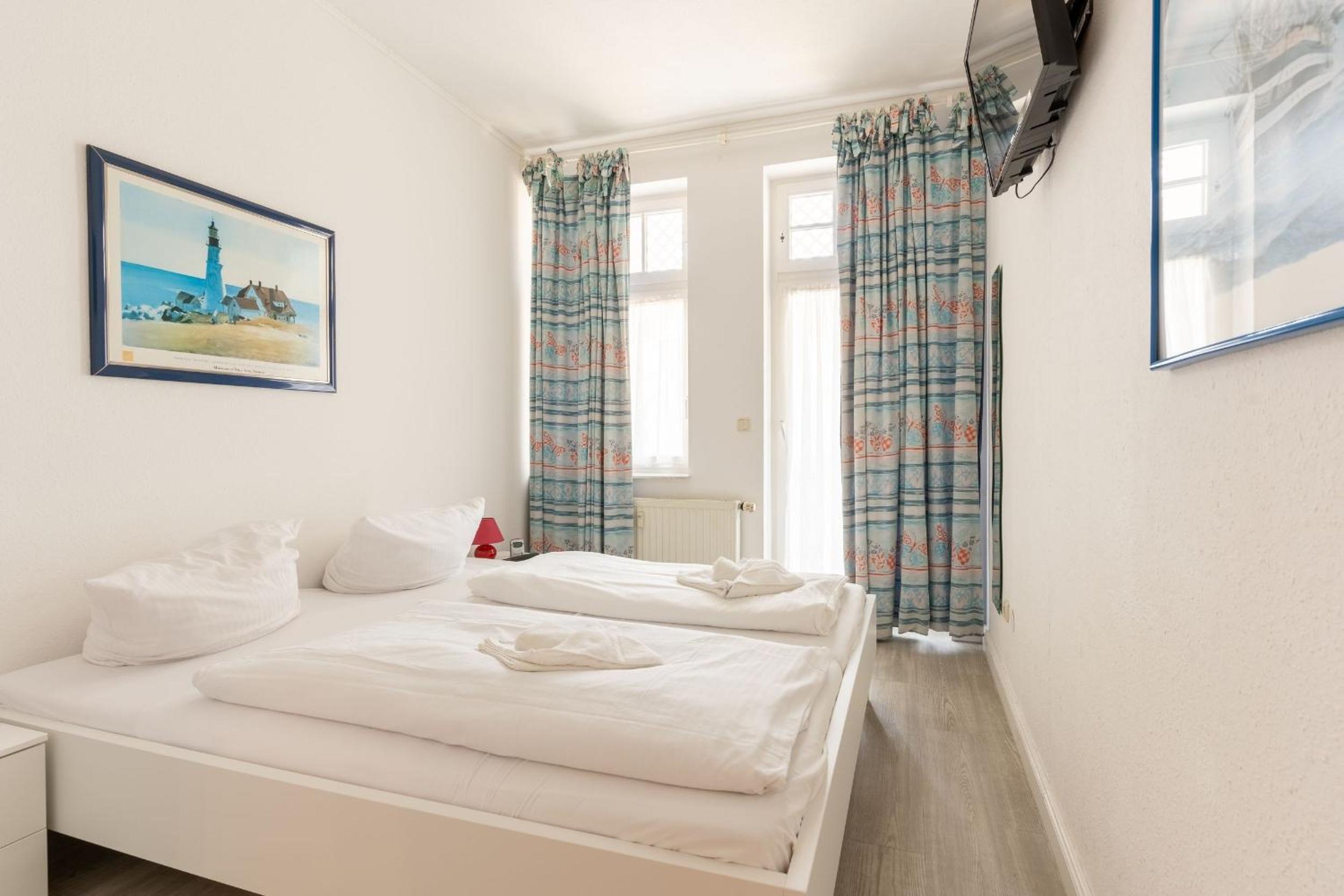 Villa Strandidyll Apartment 3, Balkon mit Meerblick