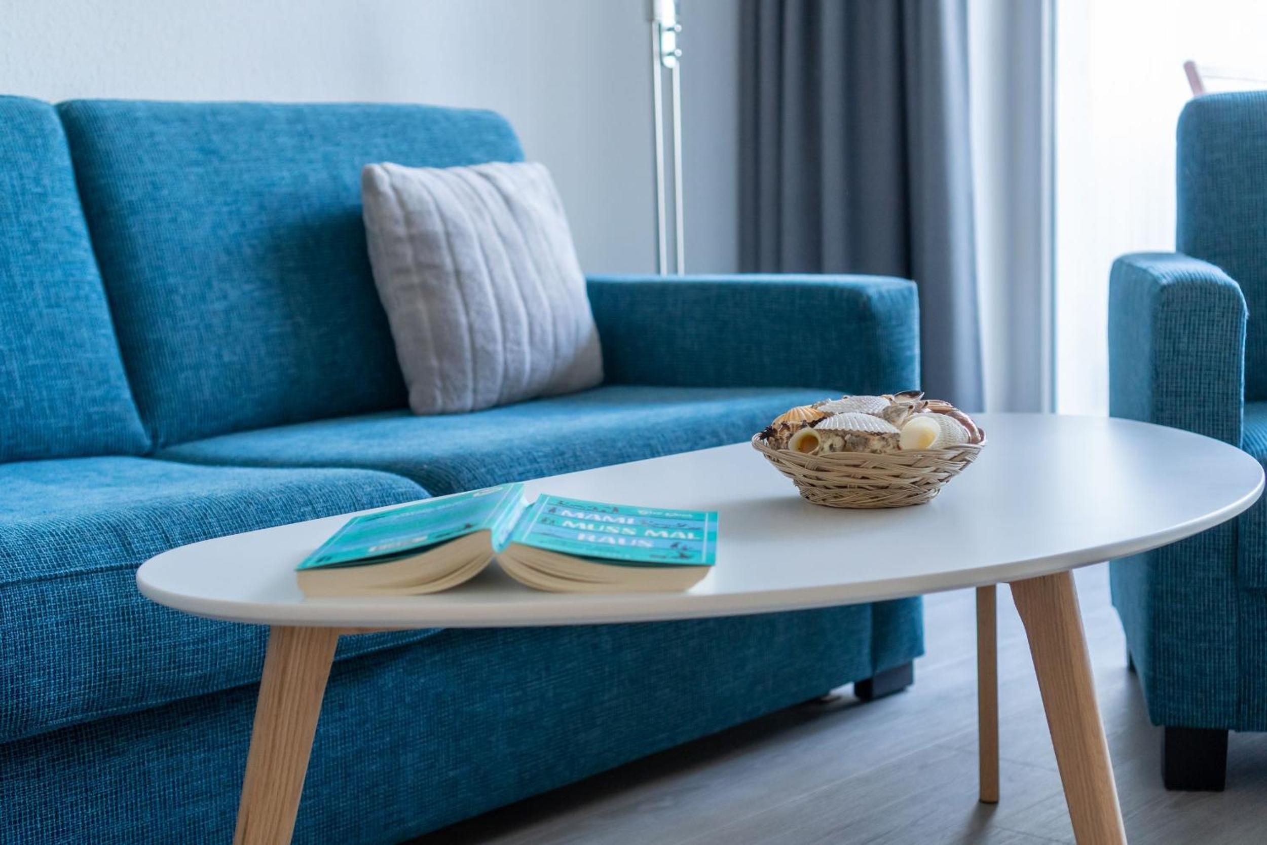 Villa Strandidyll Apartment 6, Balkon mit Meerblick