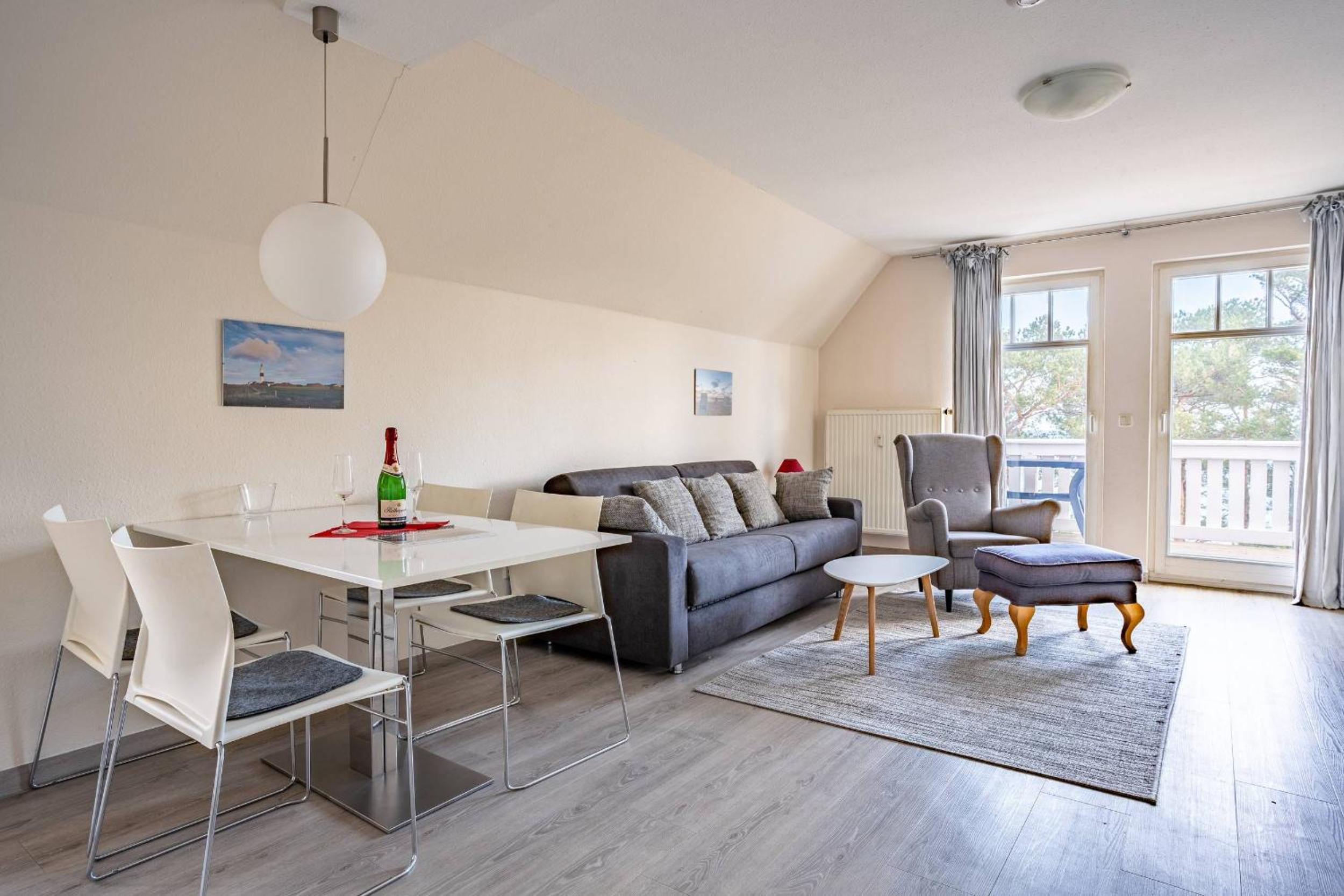 Villa Strandidyll Apartment 16, Balkon mit Meerblick