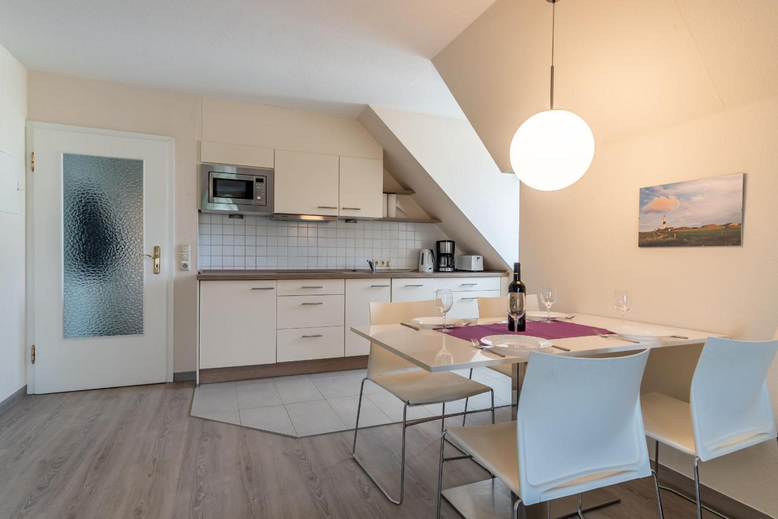 Villa Strandidyll Apartment 16, Balkon mit Meerblick