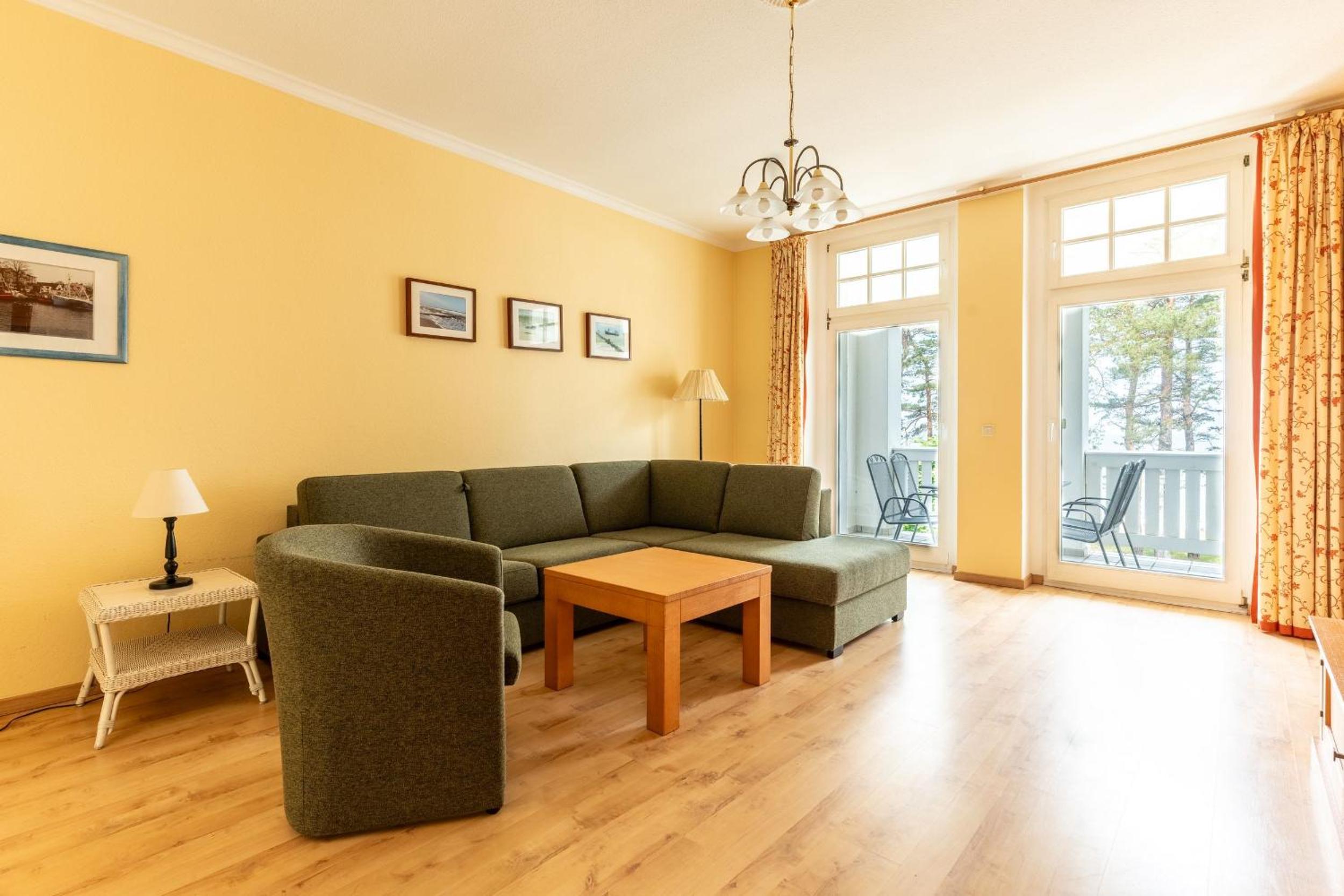 Villa Strandidyll, Apartment 8, 2 Balkone mit Meerblick