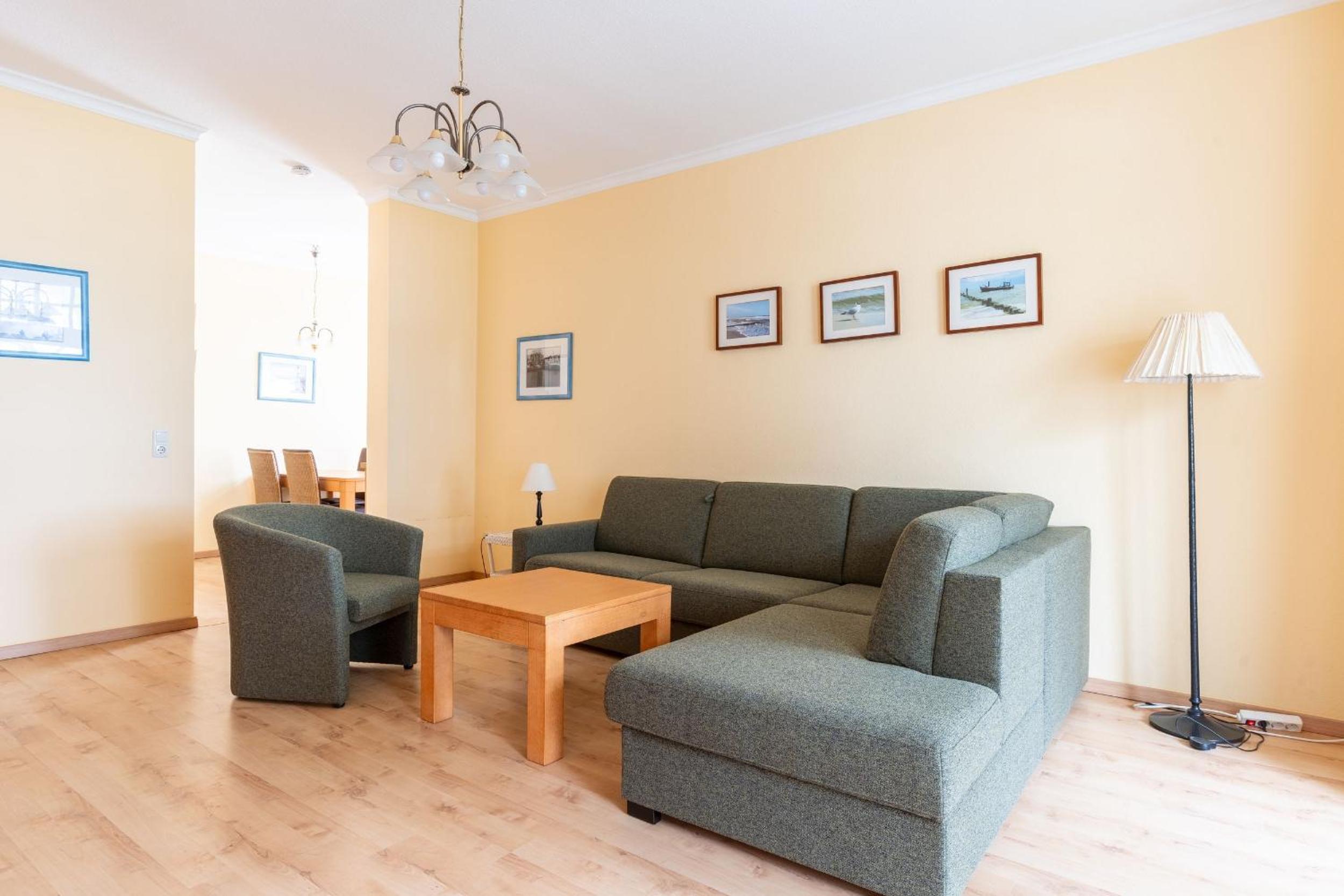 Villa Strandidyll, Apartment 8, 2 Balkone mit Meerblick