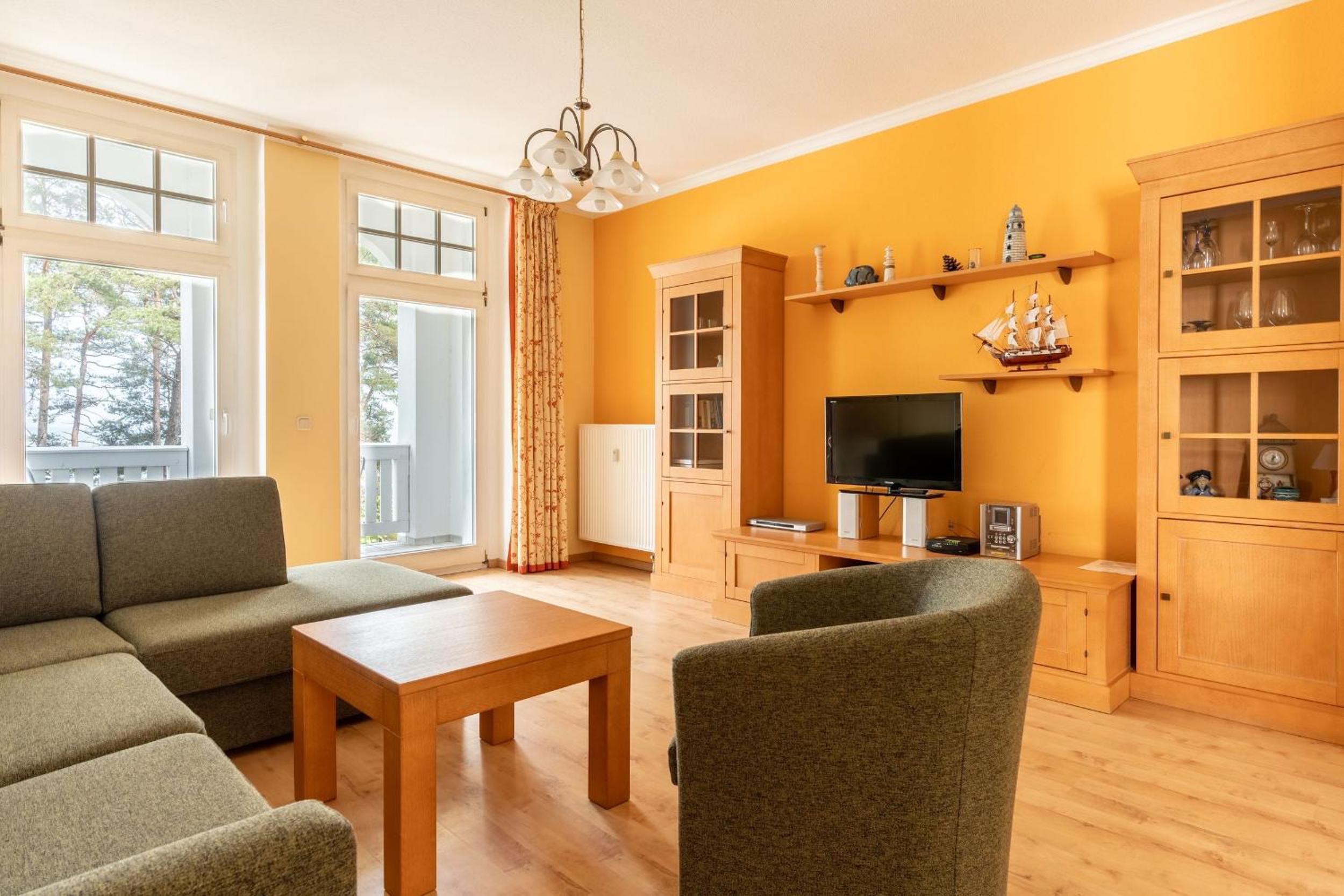 Villa Strandidyll, Apartment 8, 2 Balkone mit Meerblick