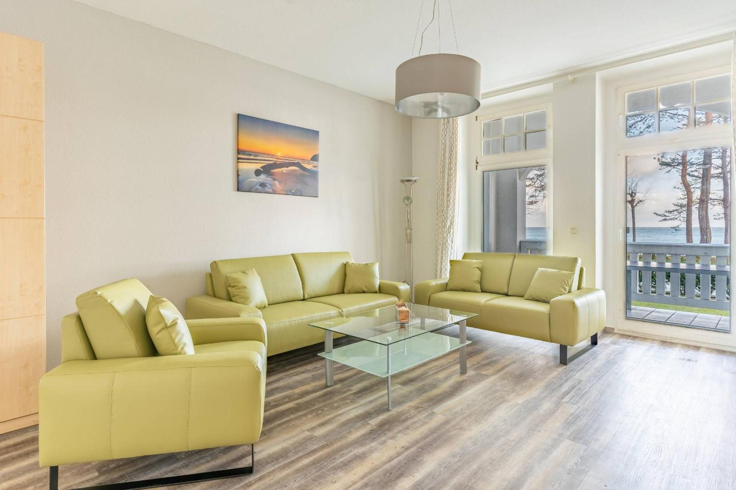 Villa Strandidyll, Apartment 4, 2 Balkone mit Meerblick