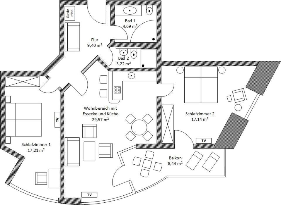 Villa Vogelsang Ferienwohnung 10 