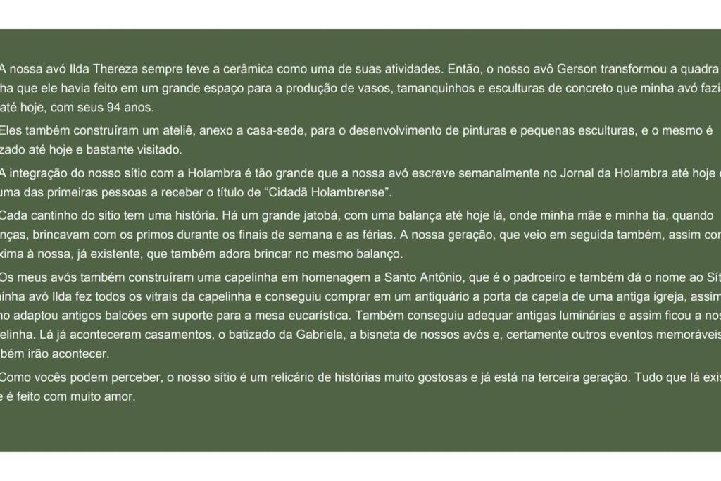 Sítio Santo Antônio