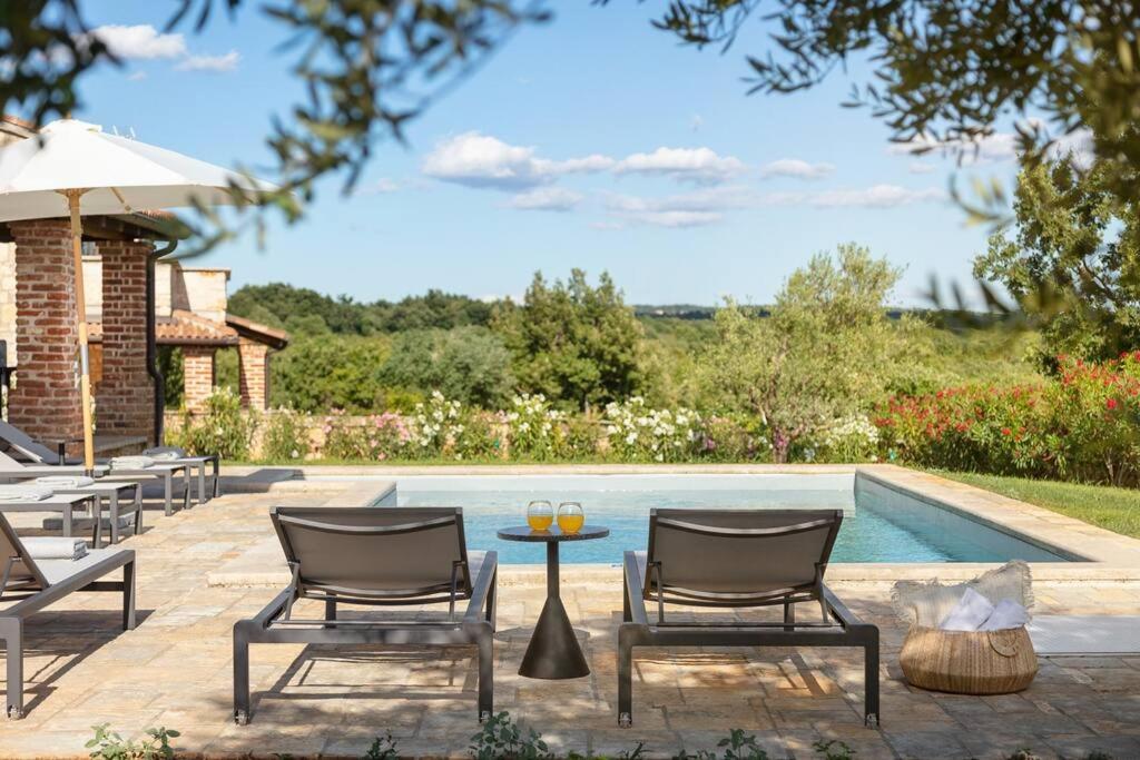 Rustic Villa Sylbum with a pool in istria view 3