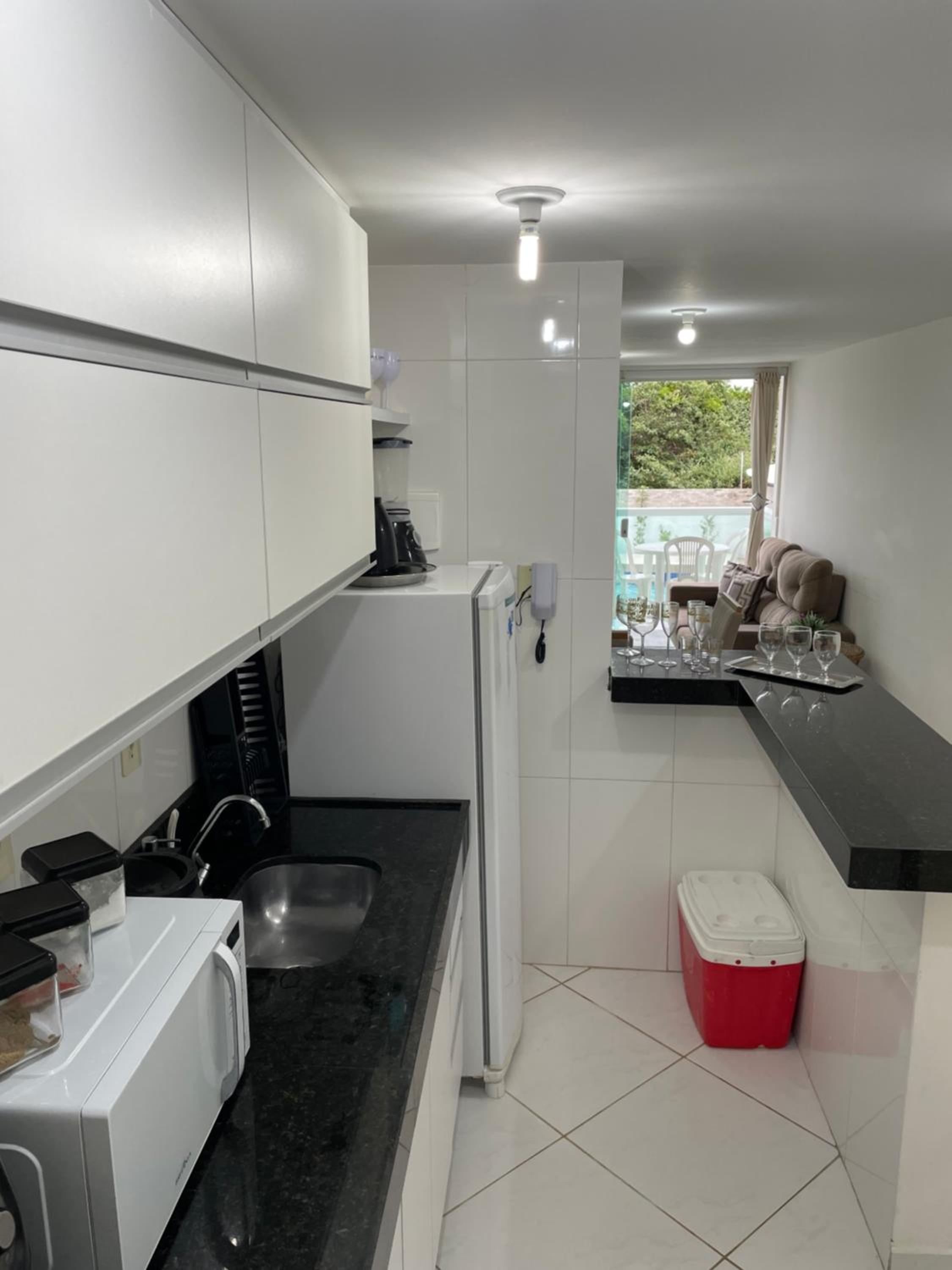 Mar e sol residencial 2 quartos com ar condicionado,500 metros da praia de Jacumã