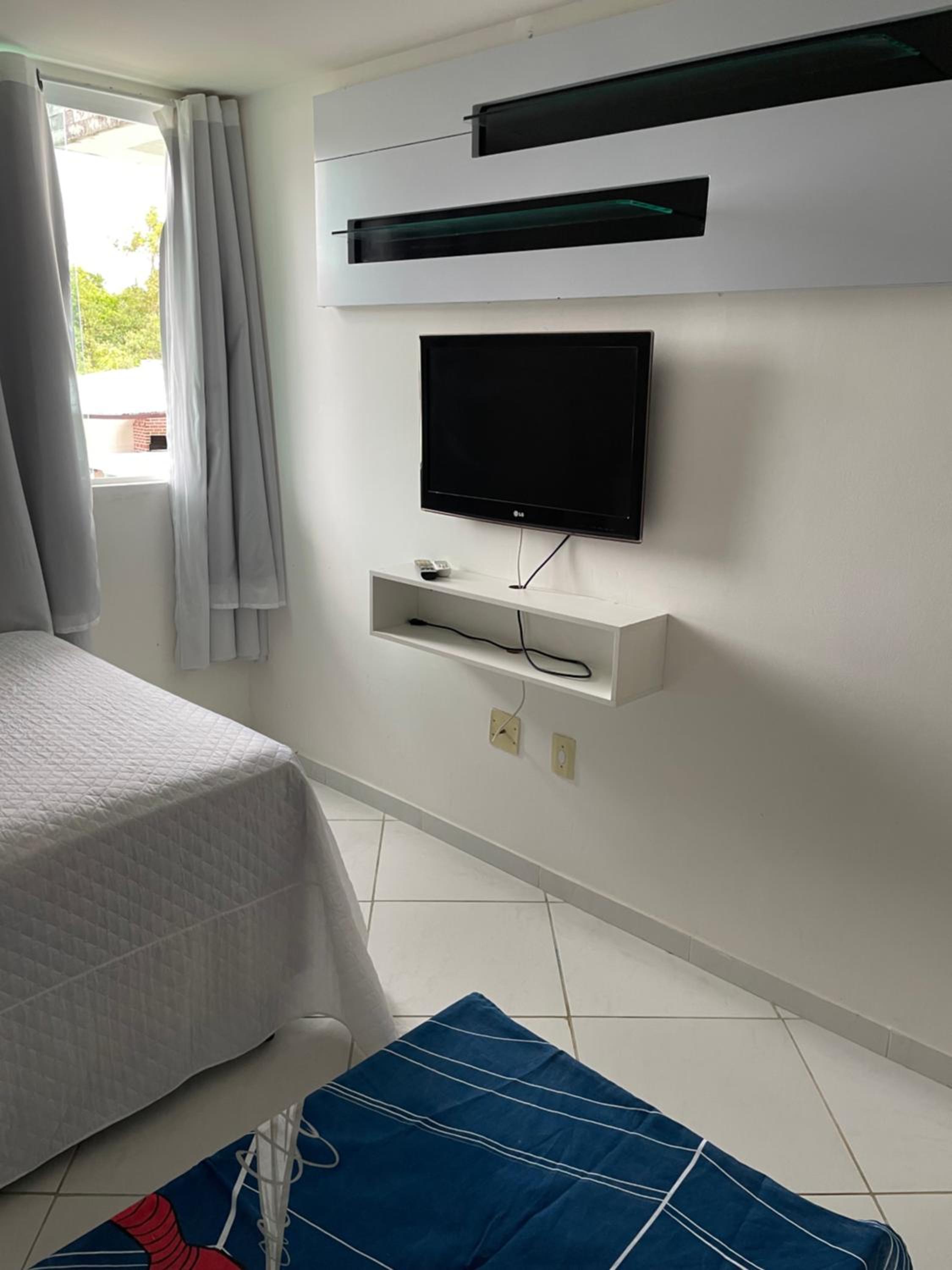 Mar e sol residencial 2 quartos com ar condicionado,500 metros da praia de Jacumã