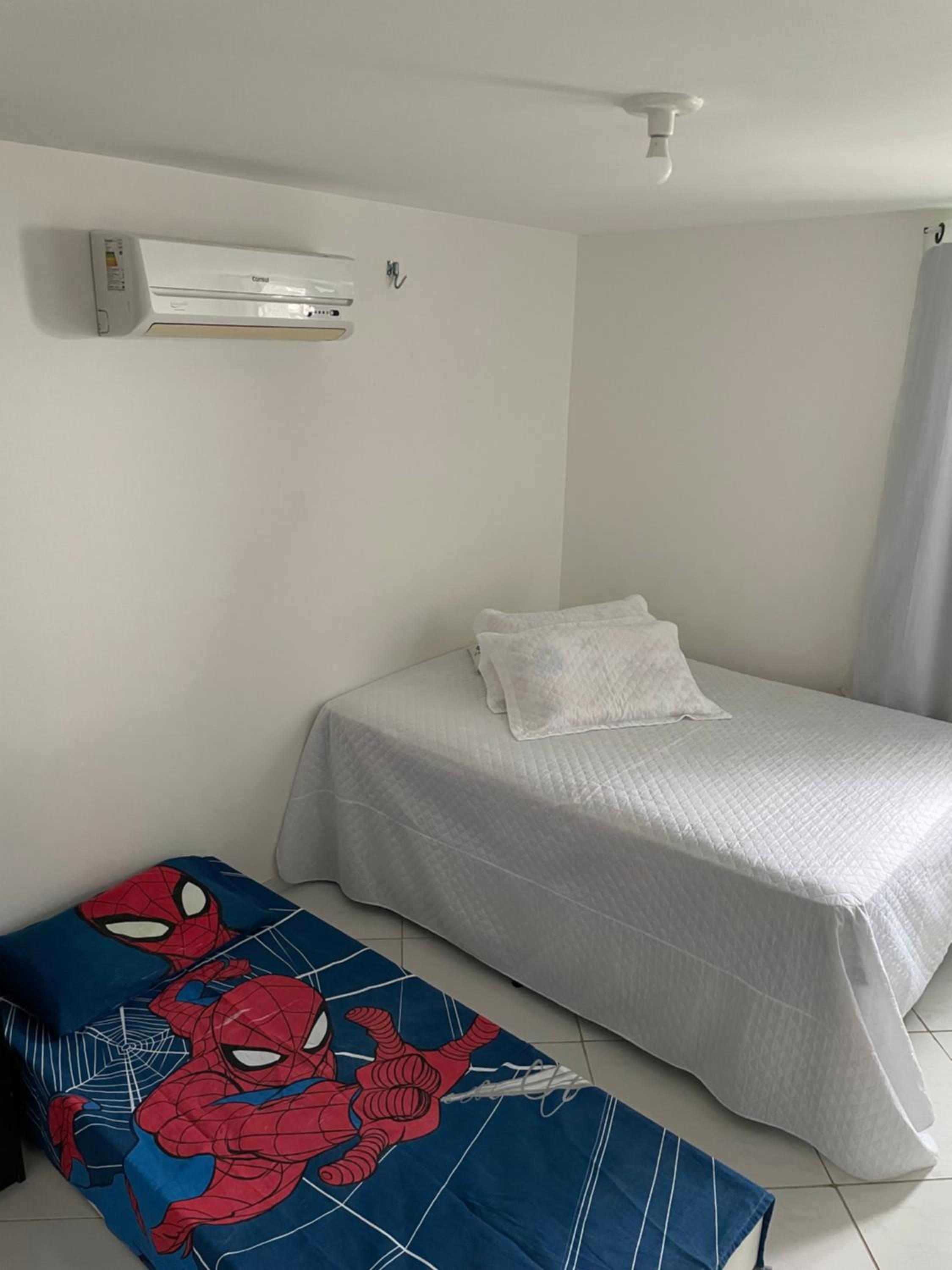 Mar e sol residencial 2 quartos com ar condicionado,500 metros da praia de Jacumã