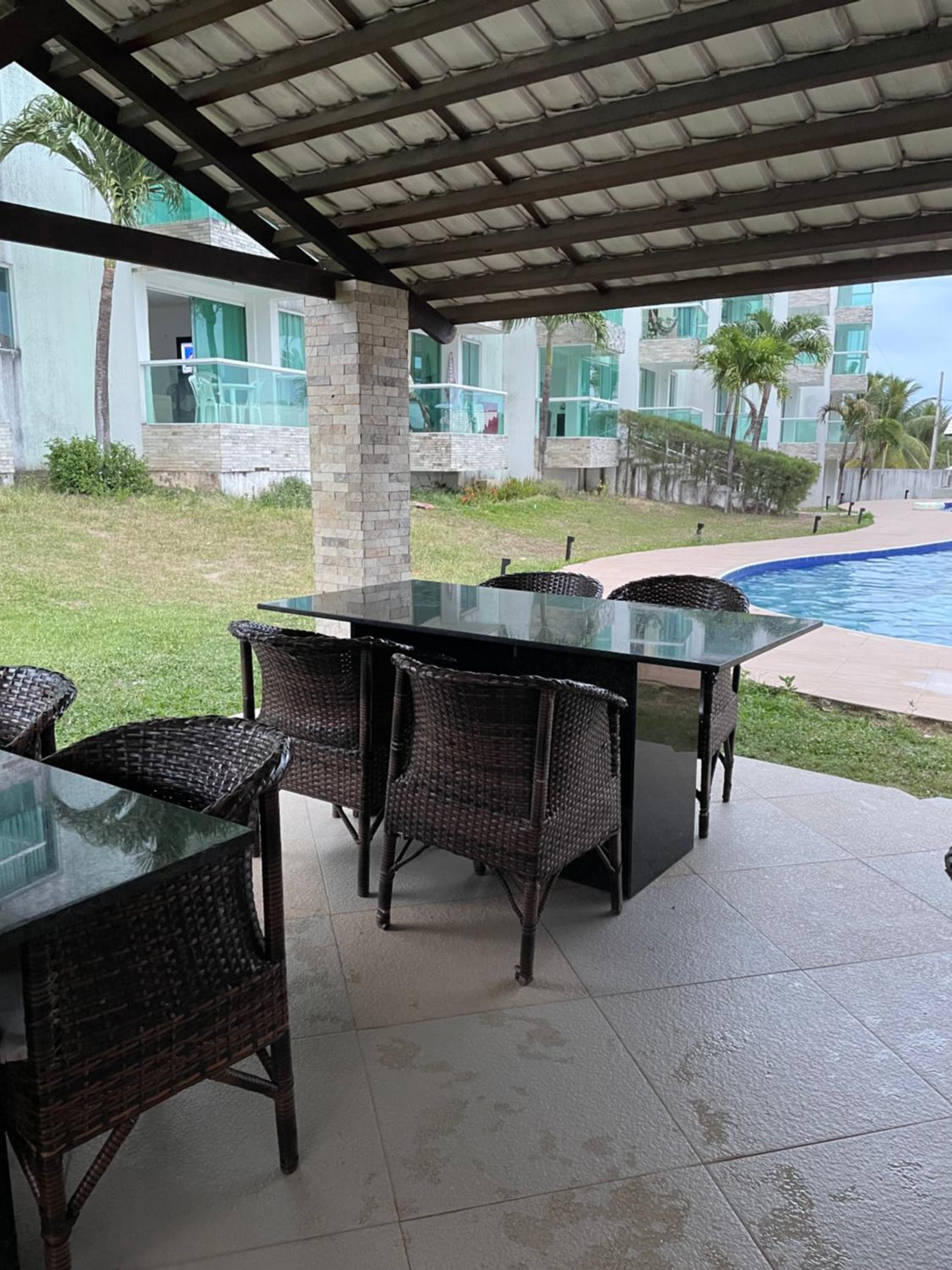 Mar e sol residencial 2 quartos com ar condicionado,500 metros da praia de Jacumã