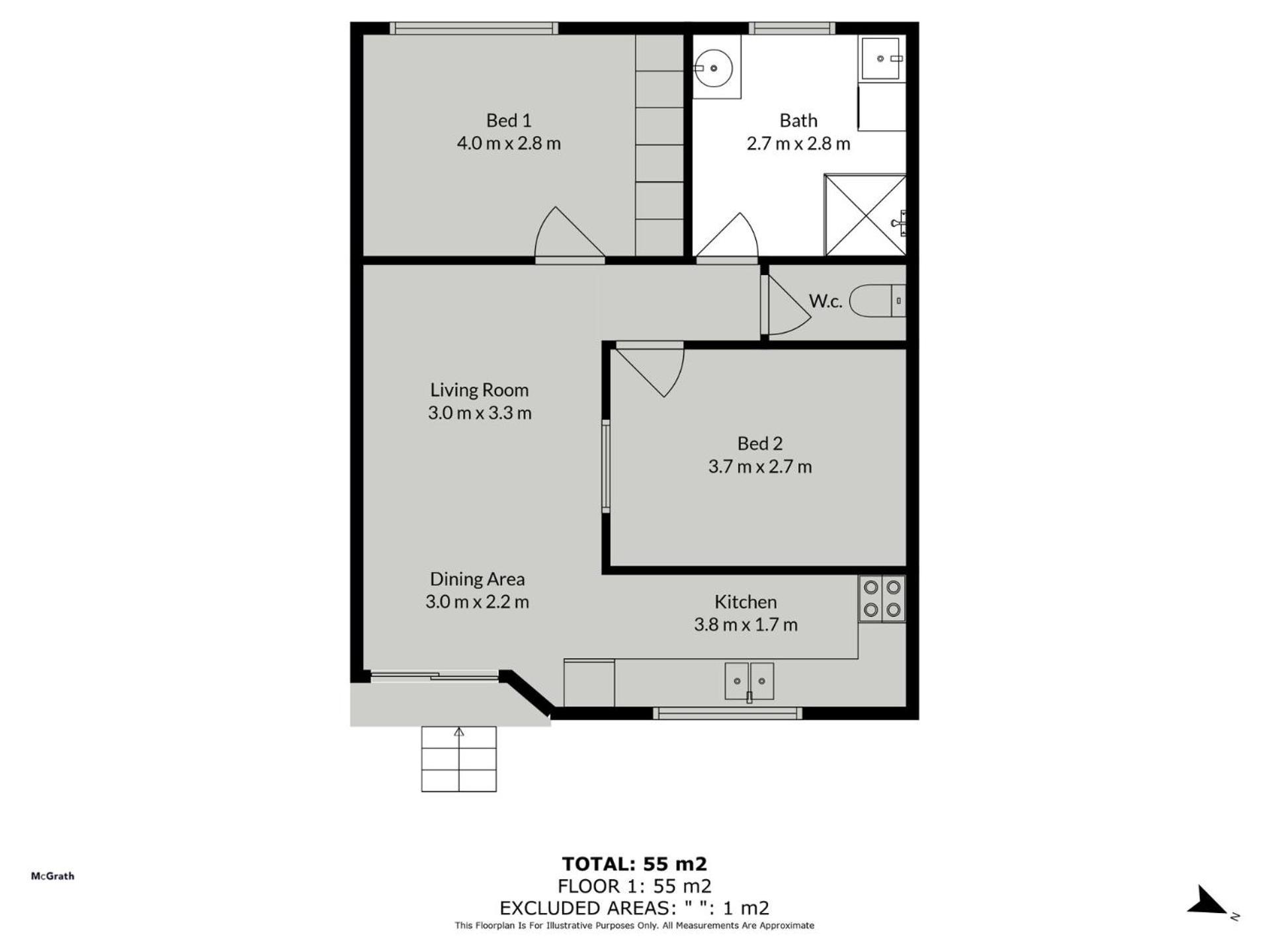 Tronton 2 - Lovely 2BR Apartment l Close to the Lake l Renovated Bathroom