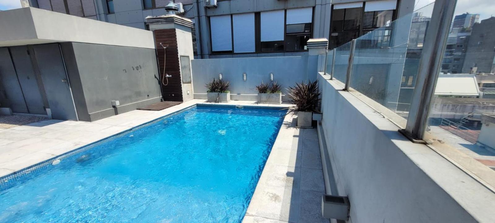 Palermo Premium, Piso alto con amplio balcon, pileta en terraza, Gym y laundry