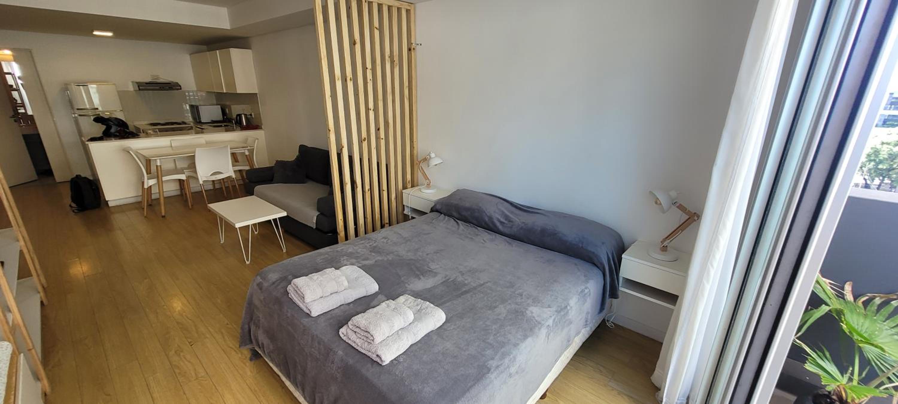Palermo Premium, Piso alto con amplio balcon, pileta en terraza, Gym y laundry