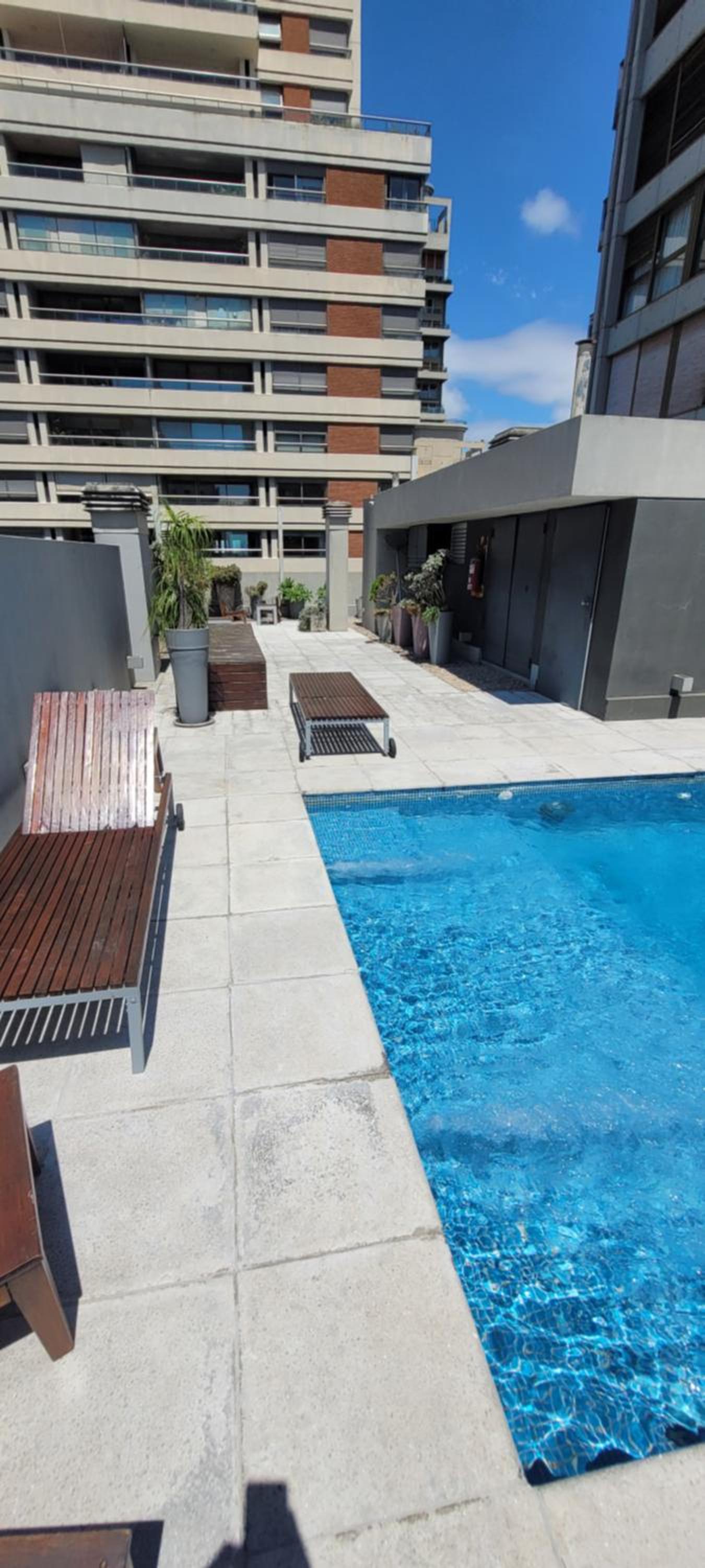 Palermo Premium, Piso alto con amplio balcon, pileta en terraza, Gym y laundry