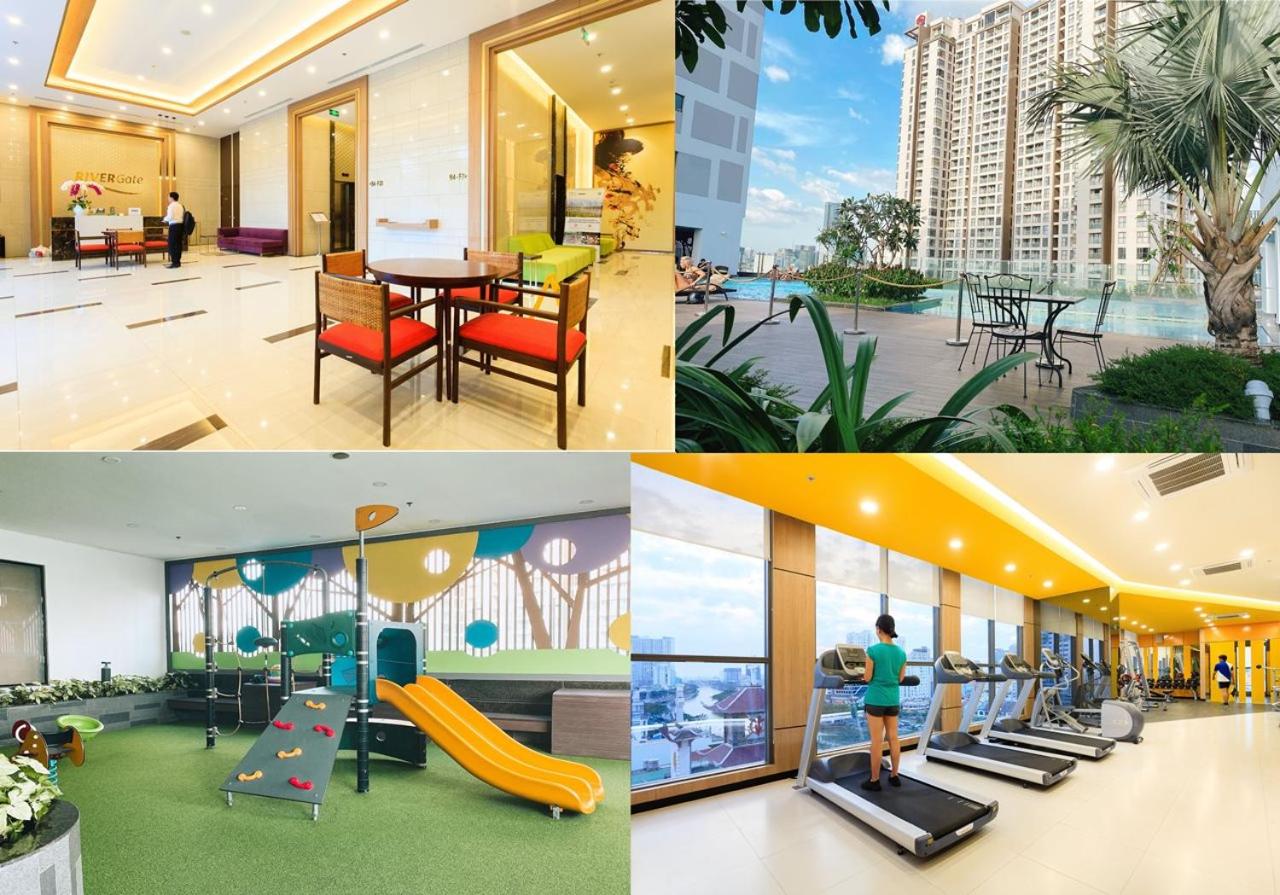 Rivergate apt next to Bui Vien with gym, pool, Netflix free