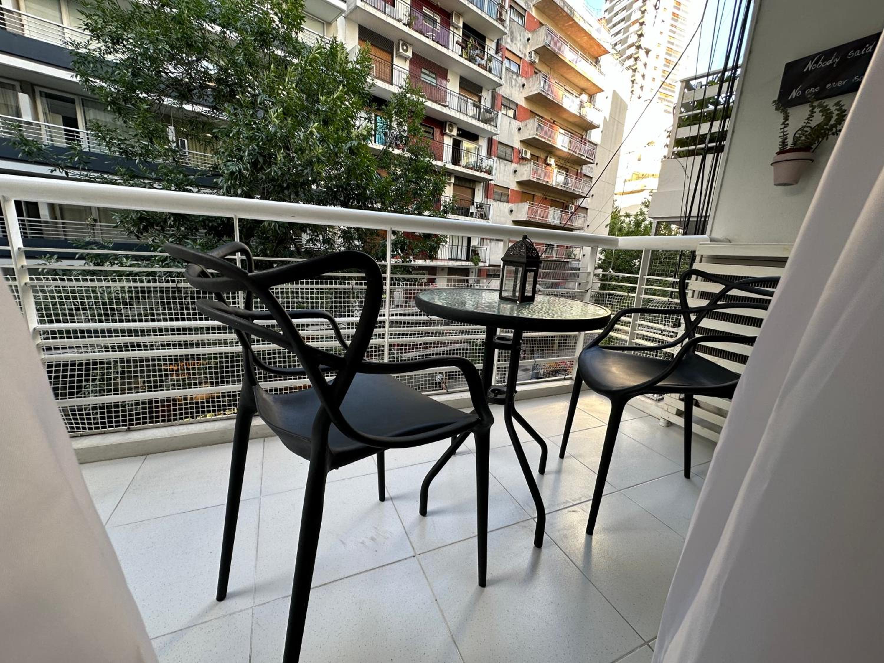 Chic studio&balcony Las cañitas