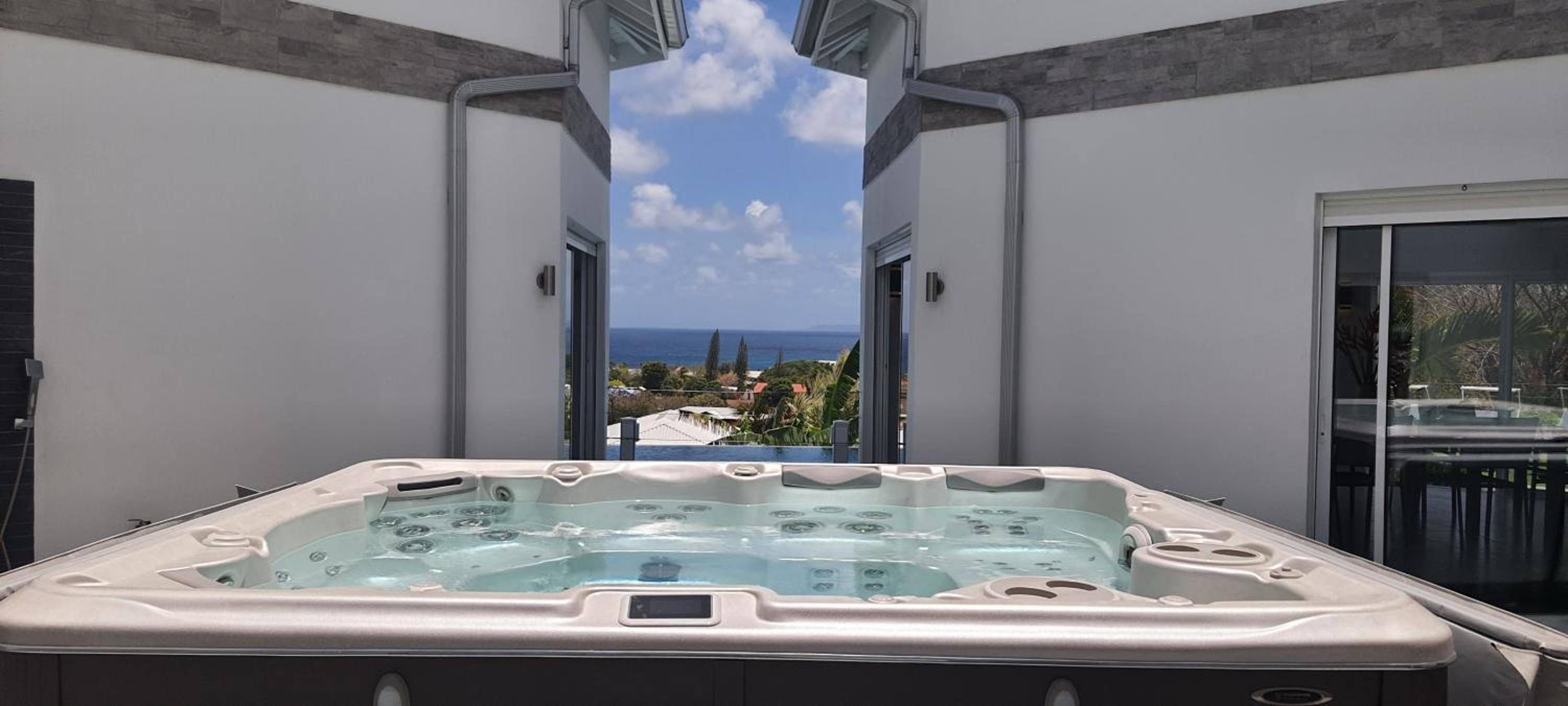 Villa Orchidée vue mer piscine &SPA - V. Ciel&Mer view 2